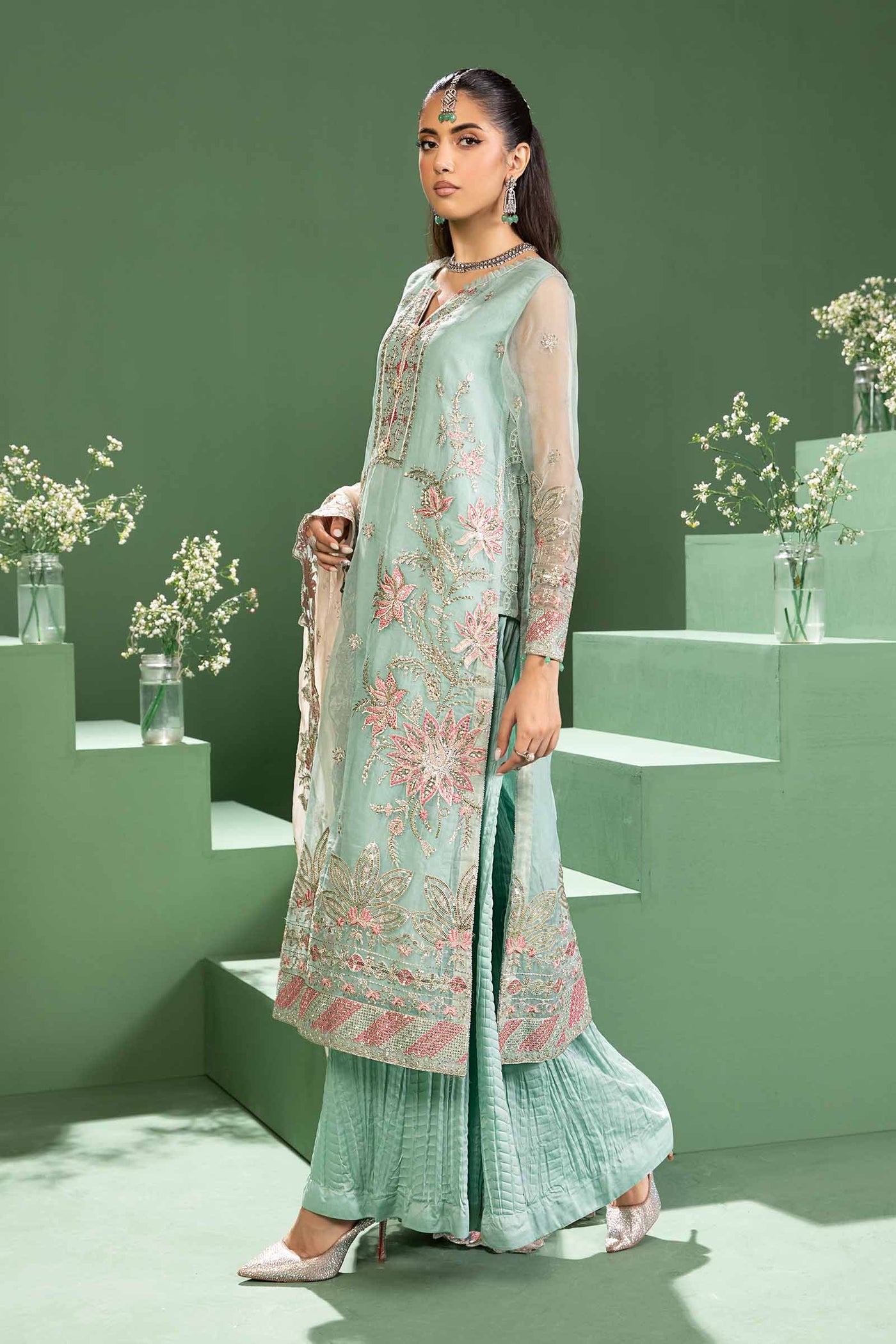 Plain Silk Pants