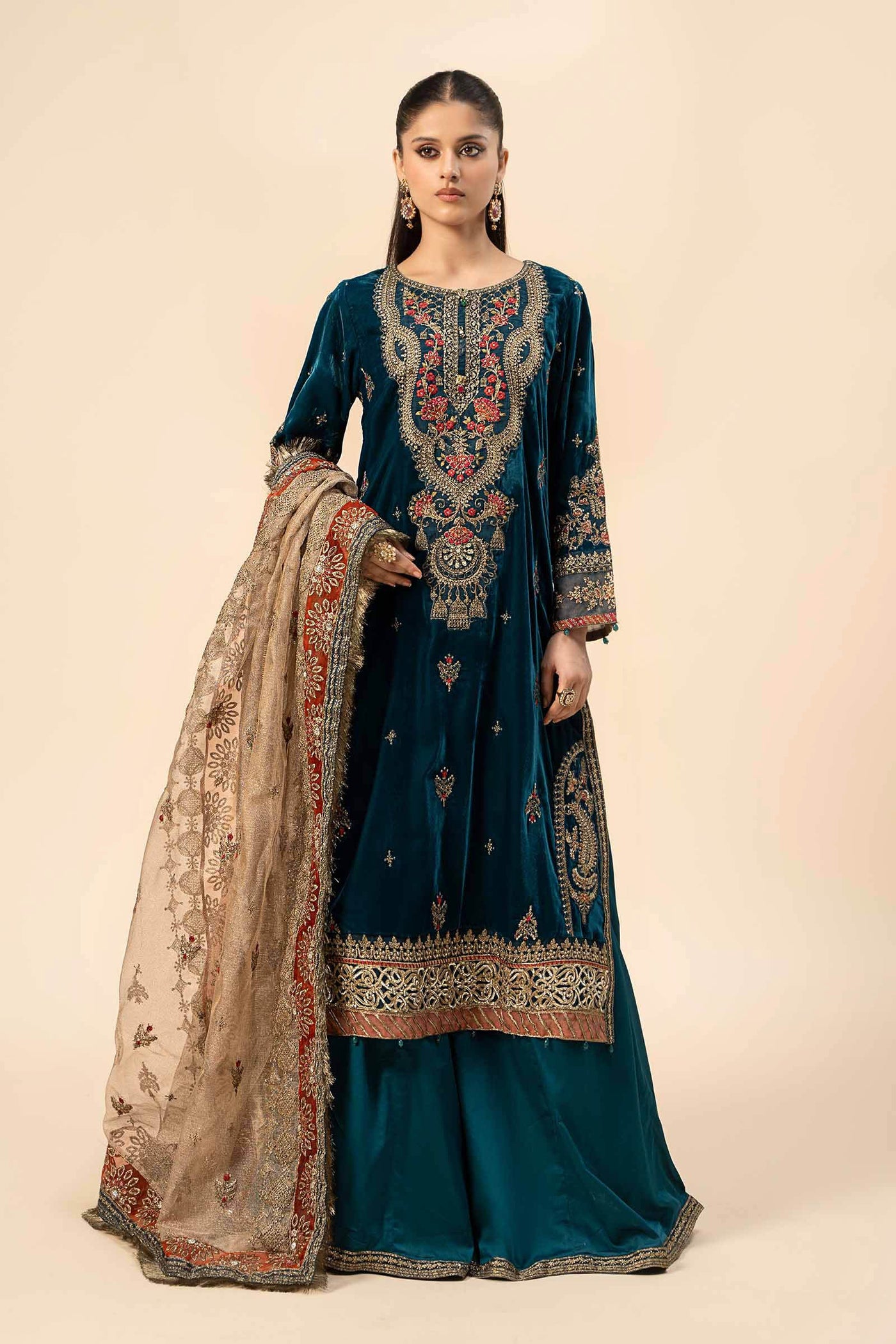Pleated Shalwar (As Shown)