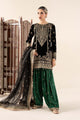3 Piece Embroidered Velvet Suit