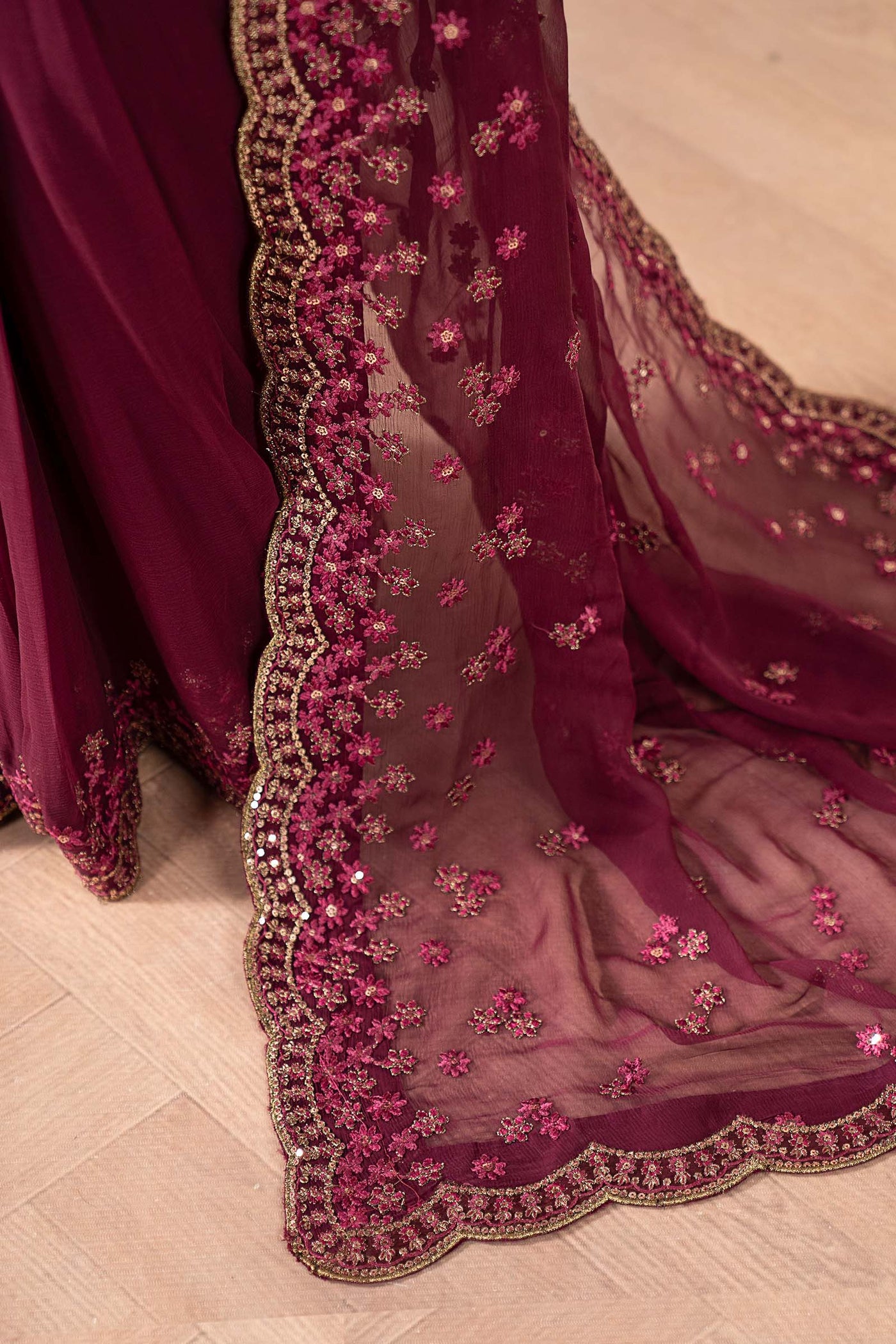Plain Chiffon Dupatta