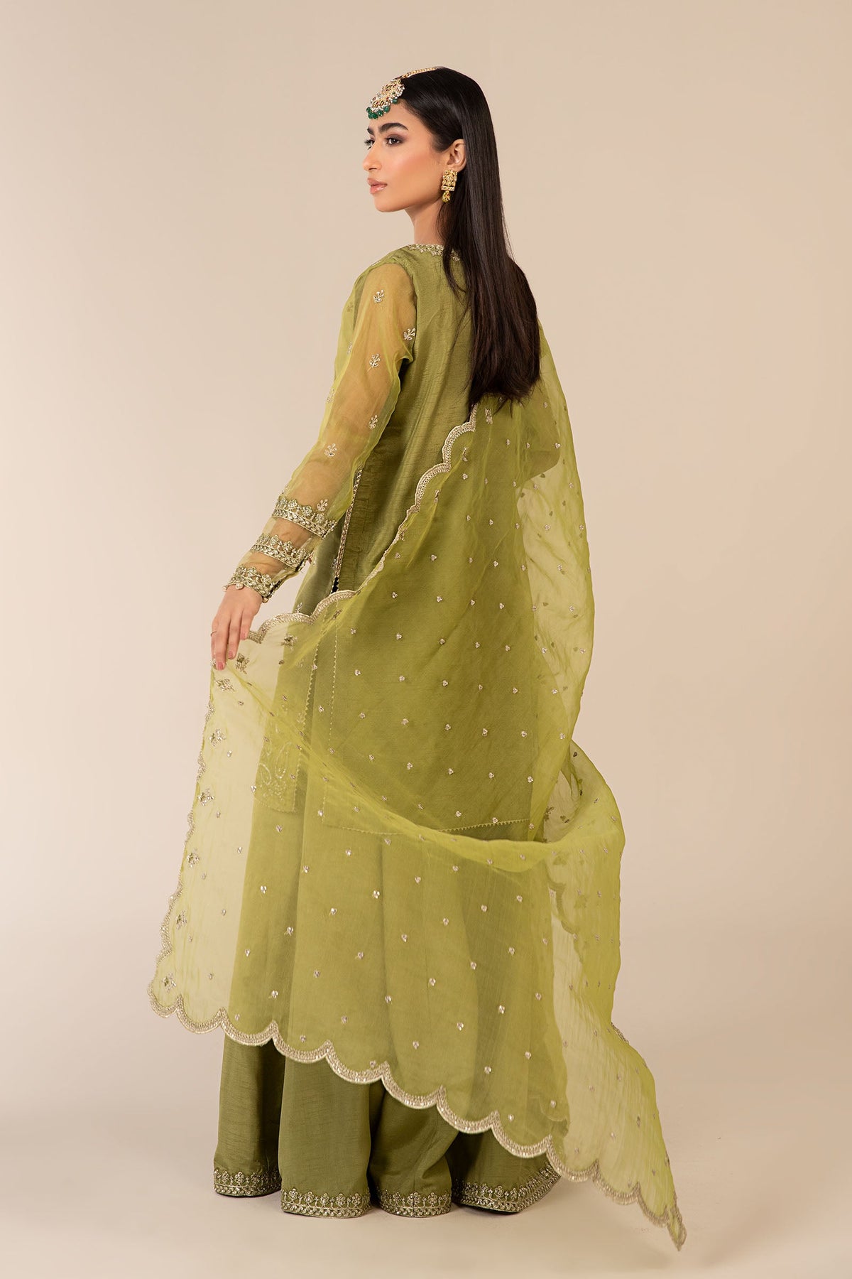 3 Piece Embroidered Suit
