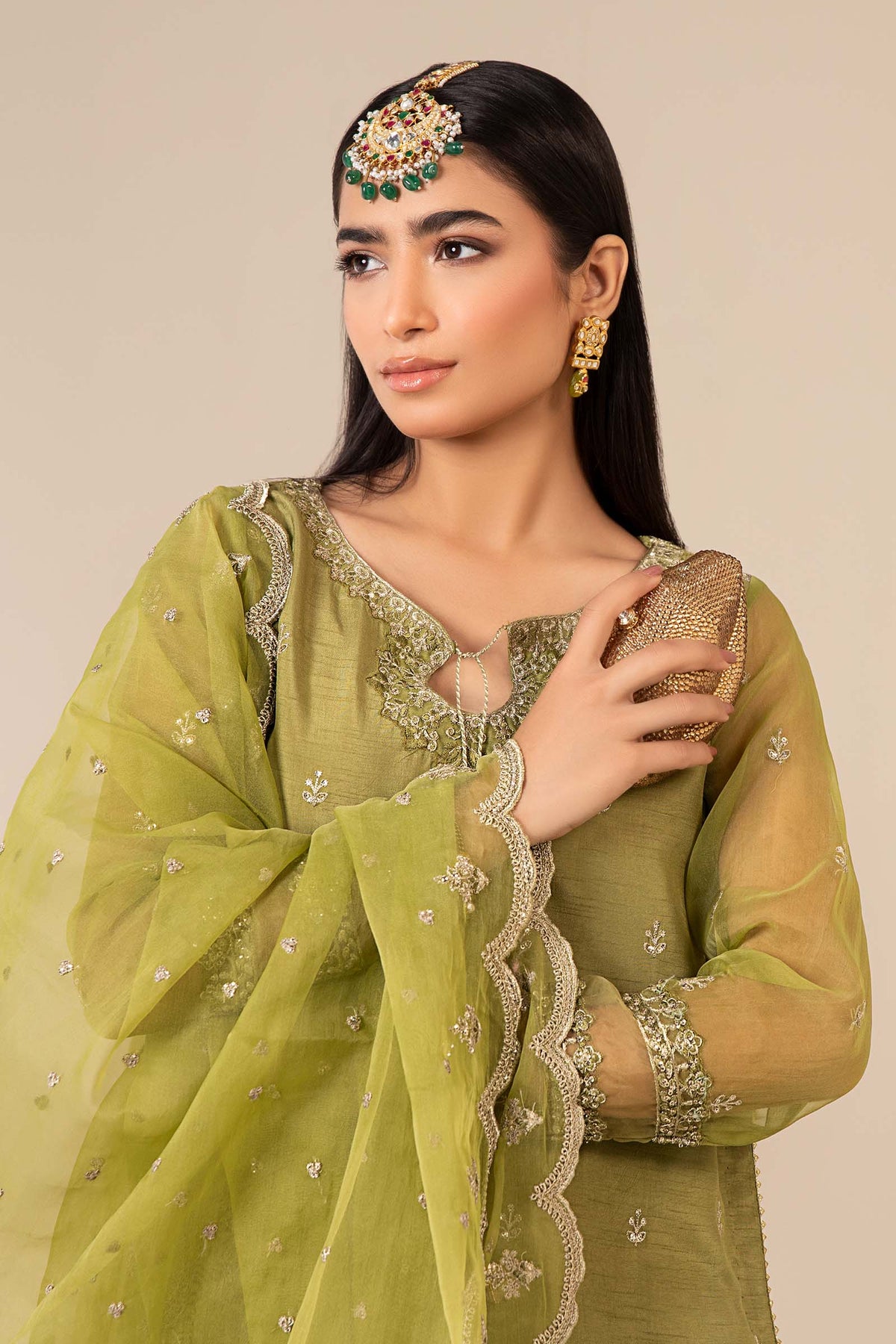 3 Piece Embroidered Suit