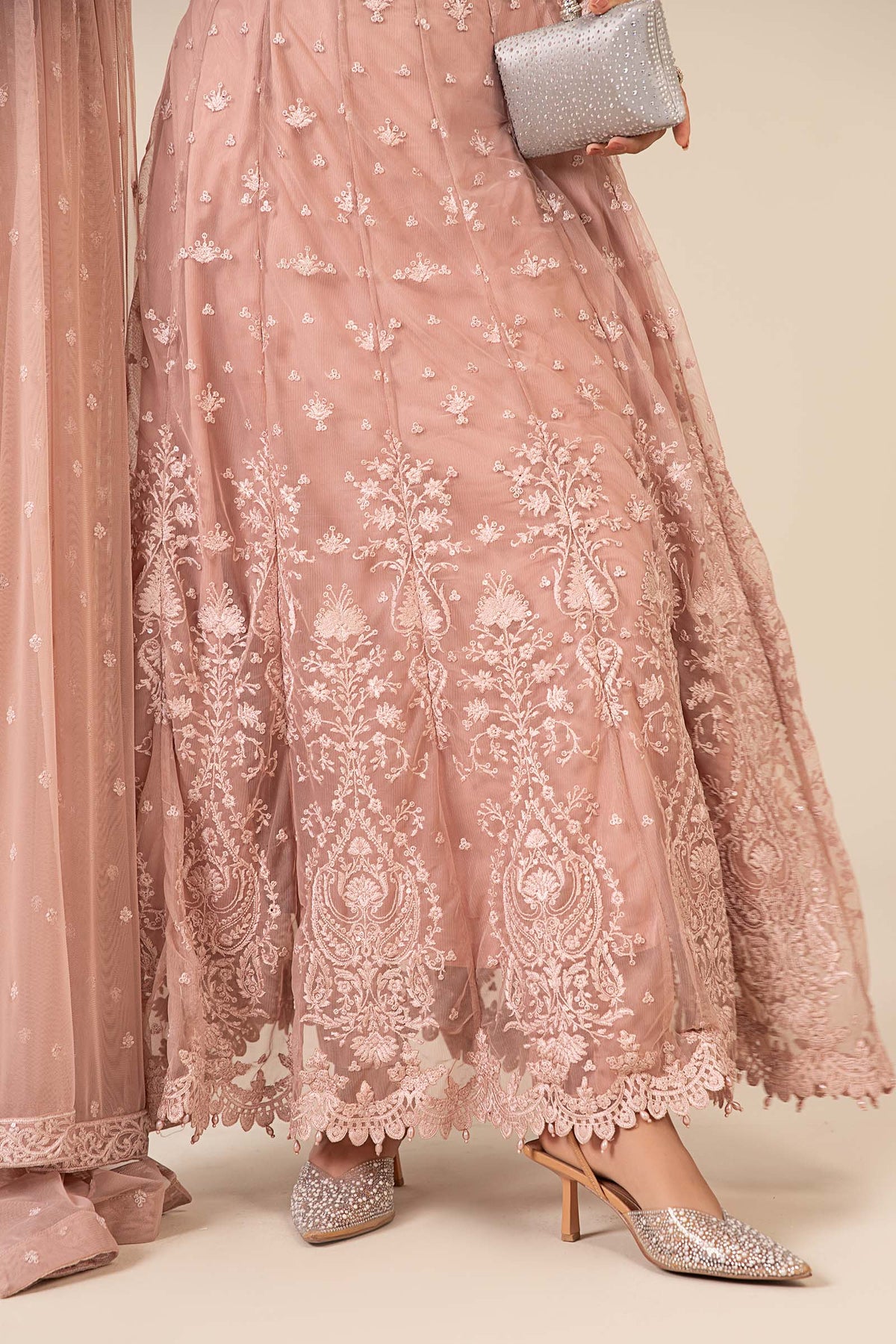 3 Piece Embroidered Suit