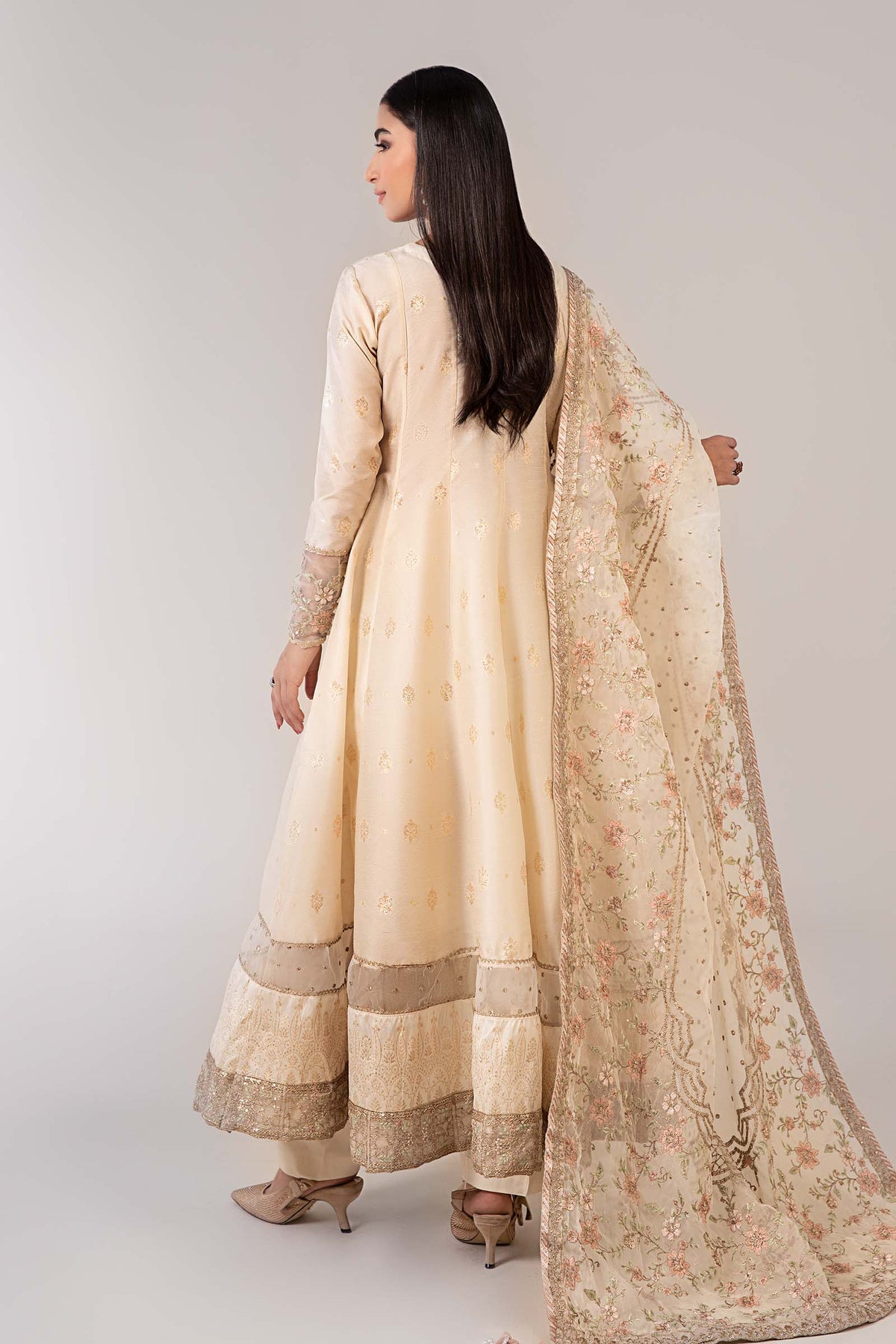3 Piece Embroidered Suit