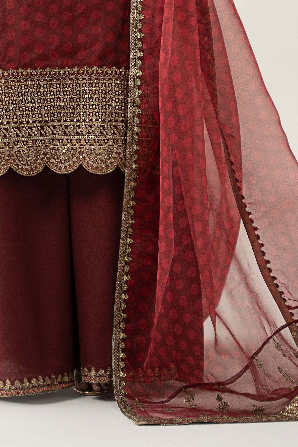 3 Piece Embroidered Suit