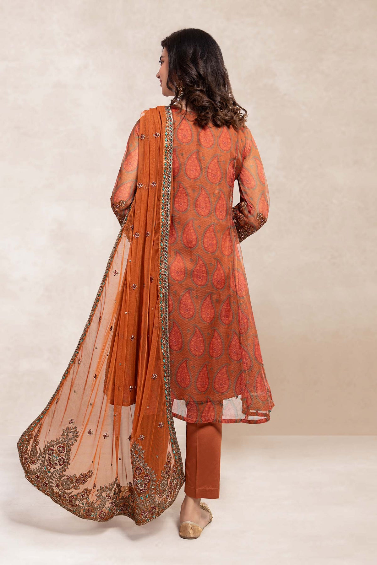 3 Piece Embroidered Suit