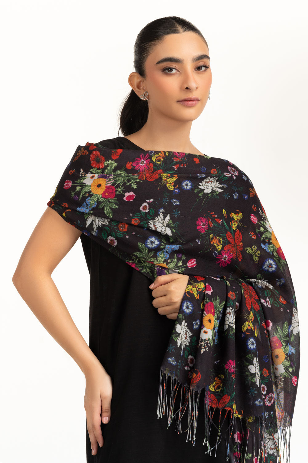 Blended Printed Shawl