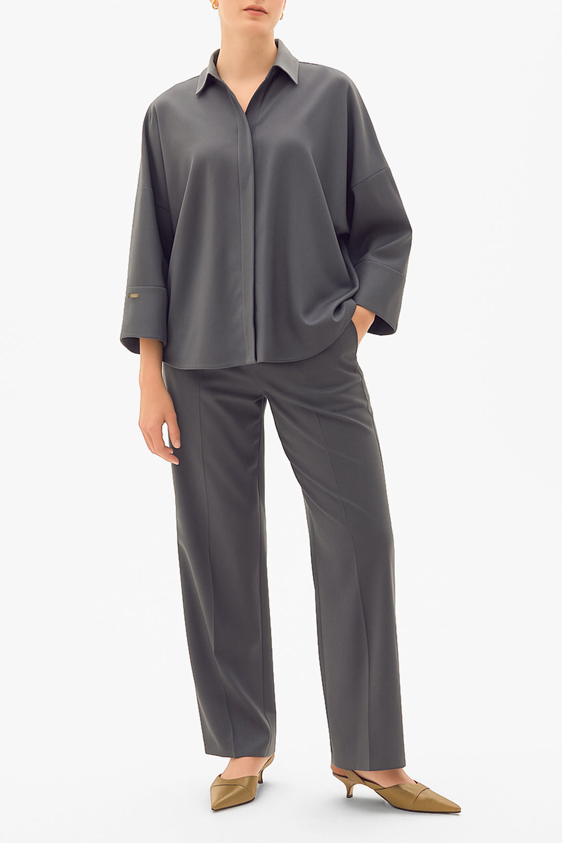 Relaxed Silky Co-Ord Set84561