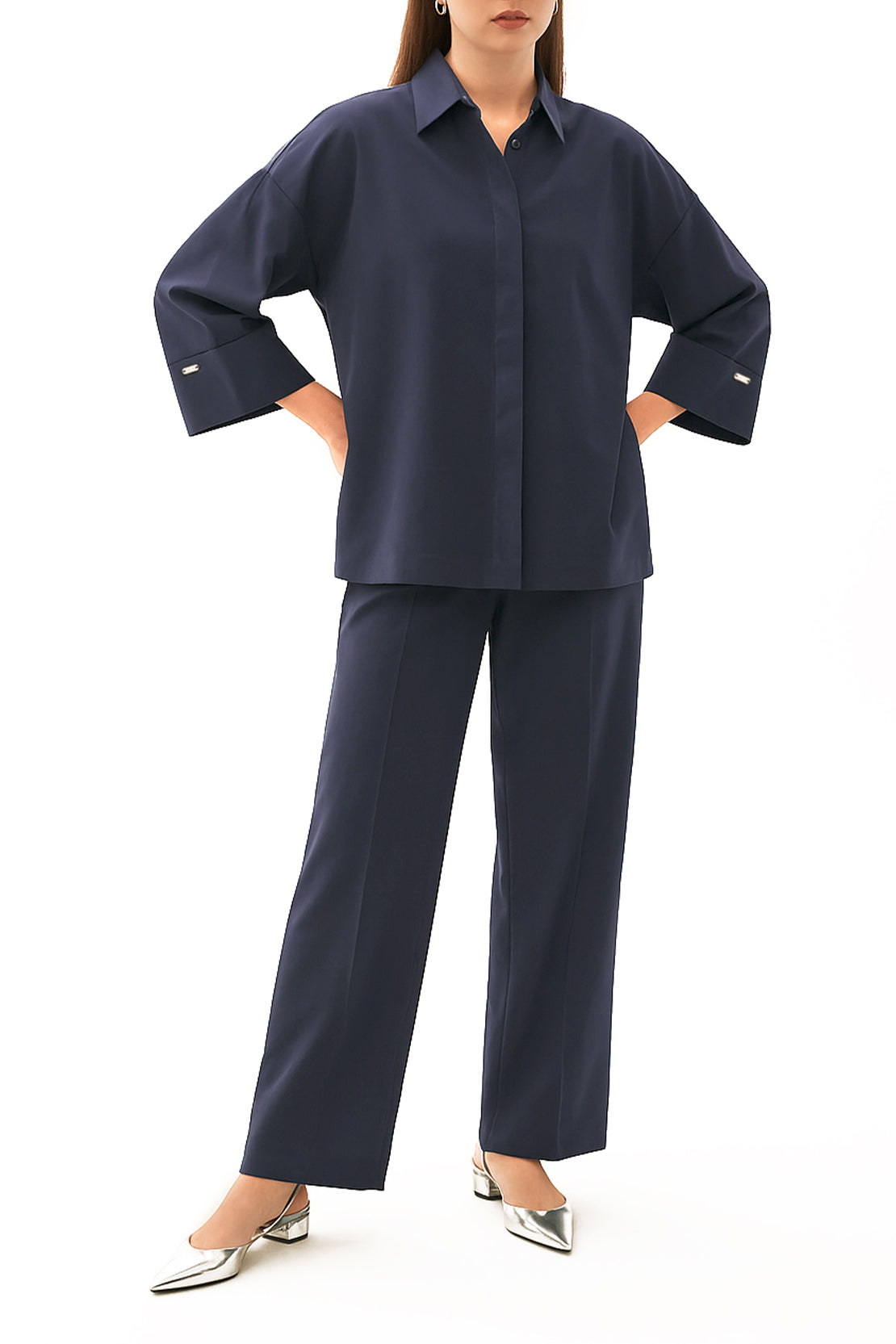 Relaxed Silky Co-Ord Set84566