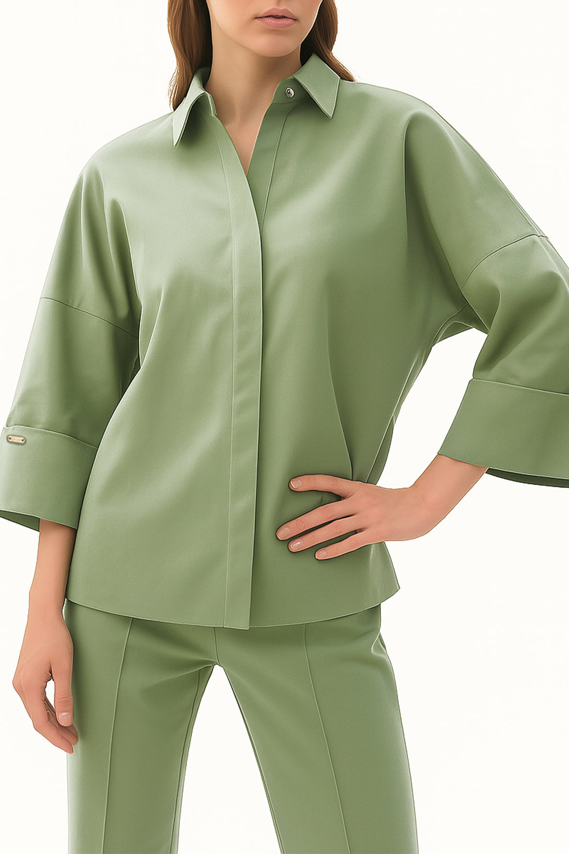 Relaxed Silky Shirt84551