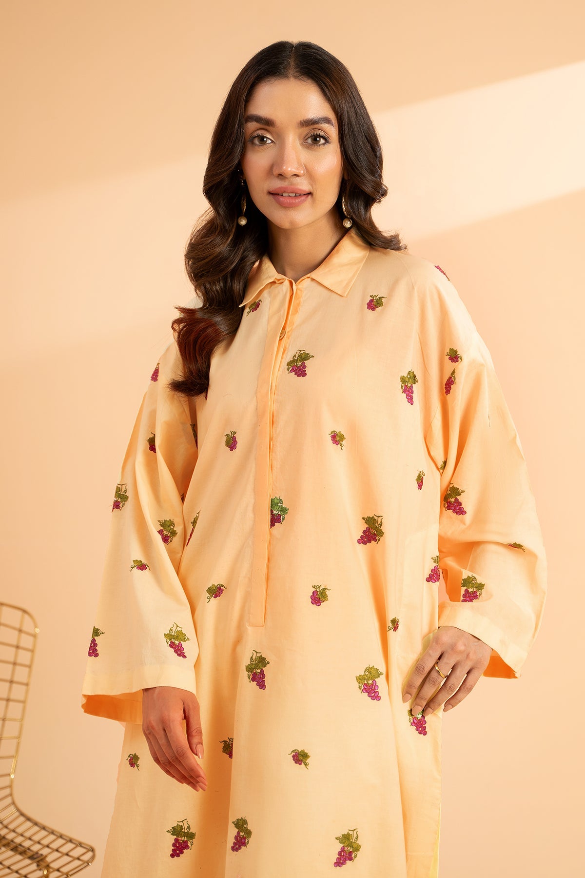 2-PC Embroidered Lawn Shirt with Trouser CNP-4-3S SKIN