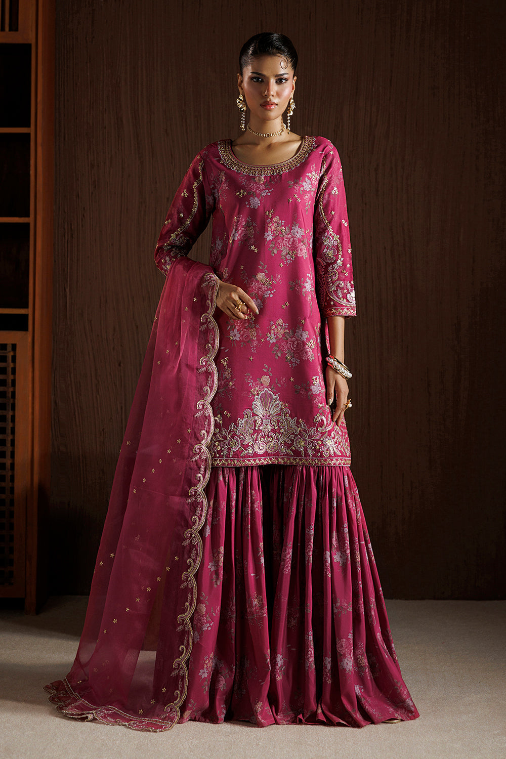 Embroidered Blend Silk SL-26-17