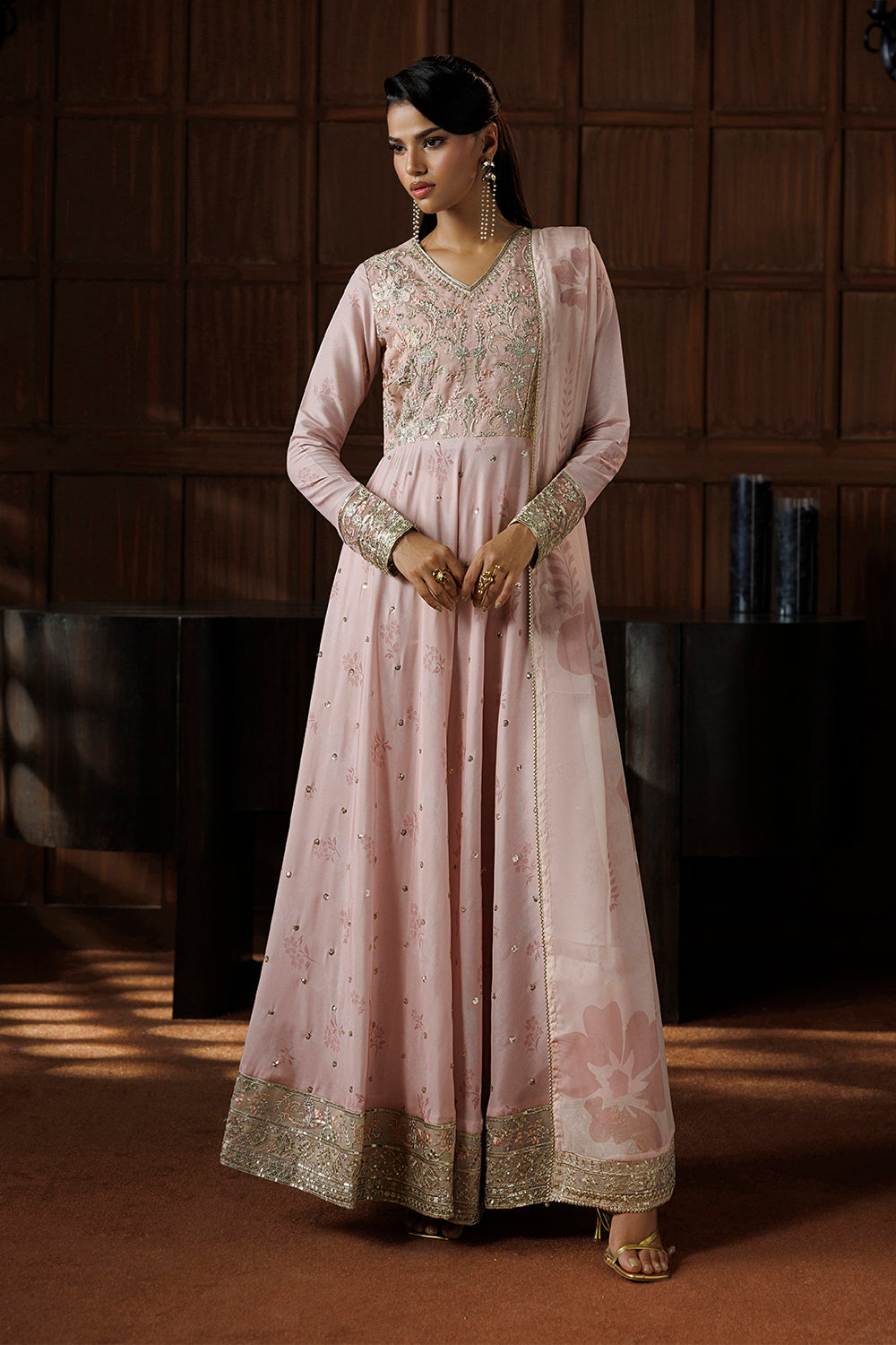 Embroidered Silk Blend SL-26-22
