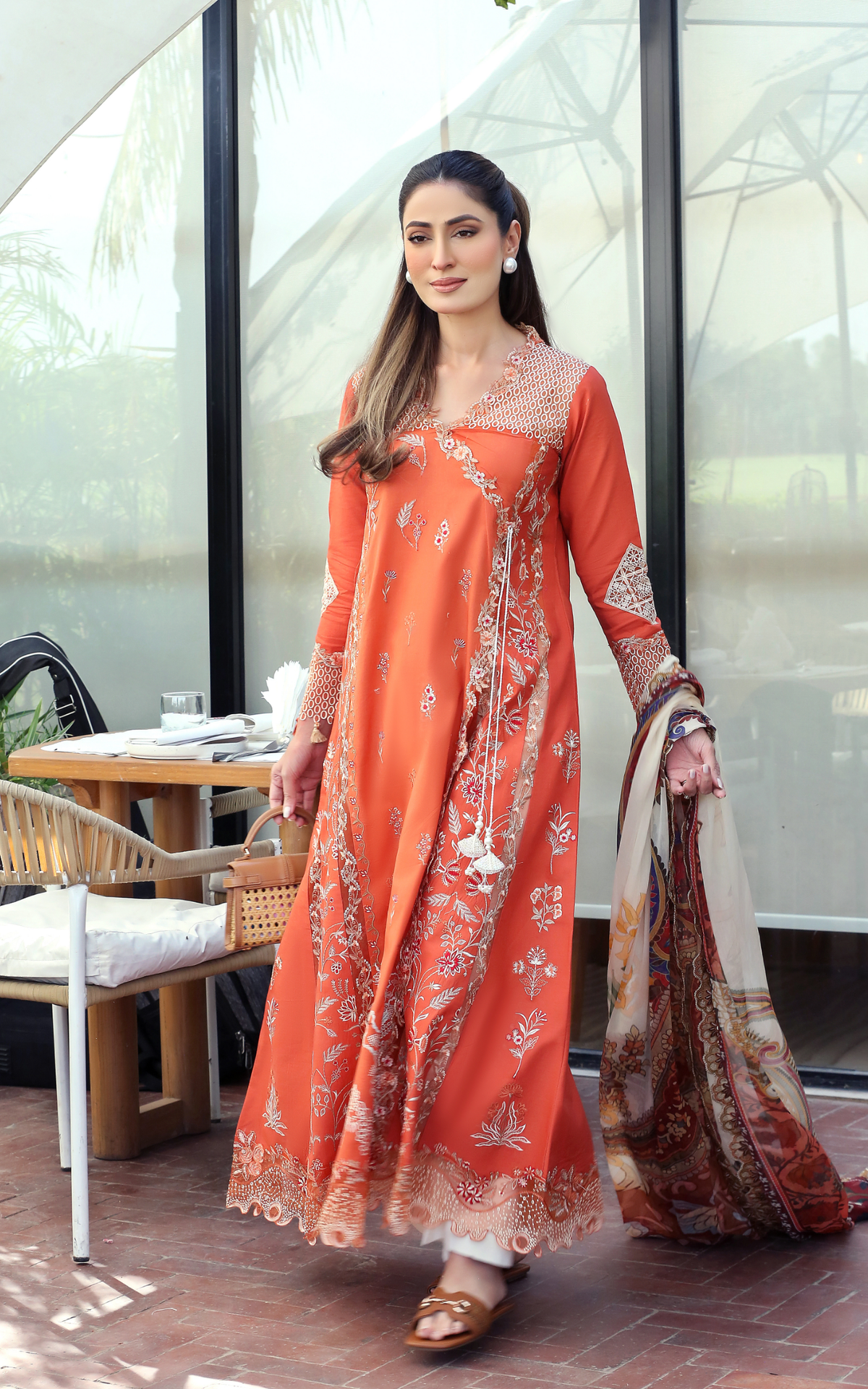 Coral Fusion (SL26-06) | 3pcs Embroidered Stitched Summer