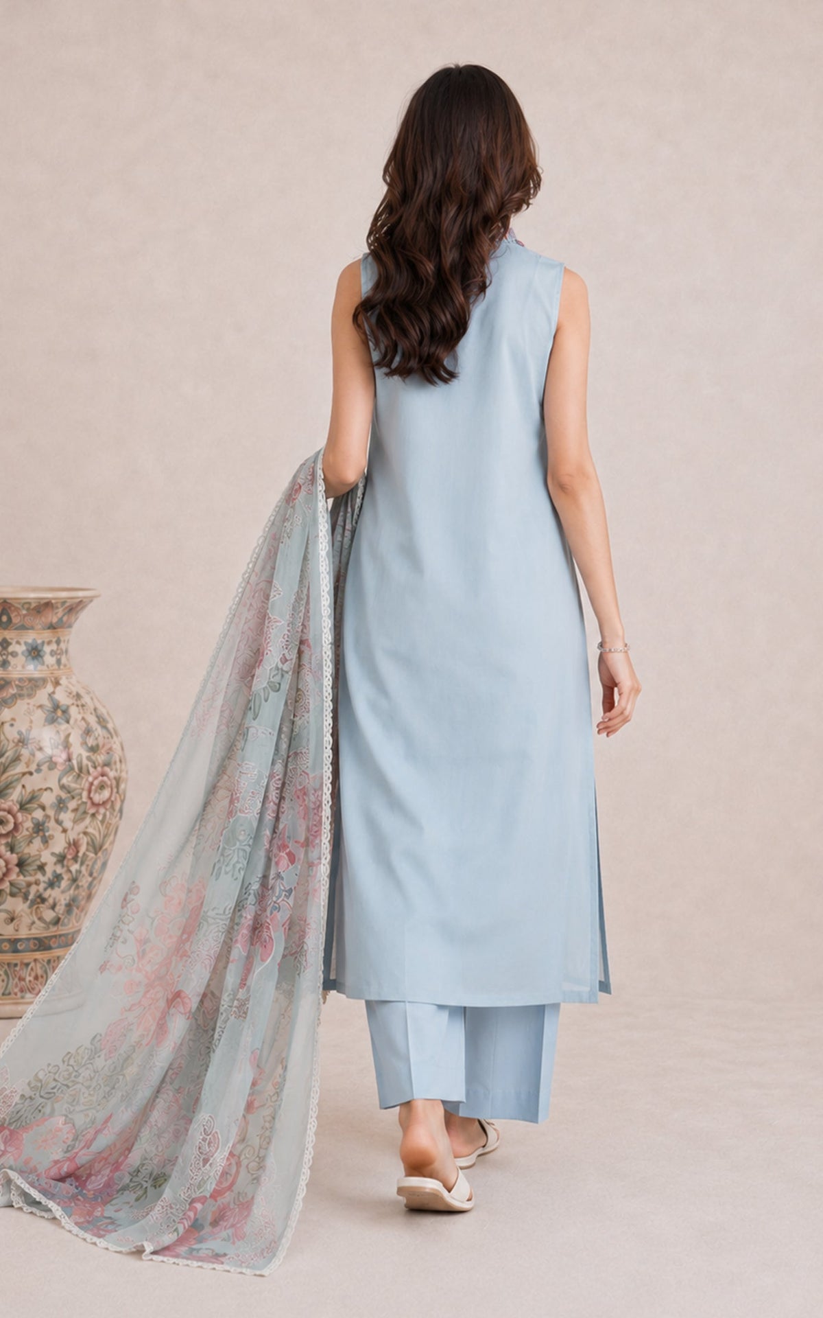 Ice Escape (SL26-15) | 3pcs Embroidered Unstitched Summer