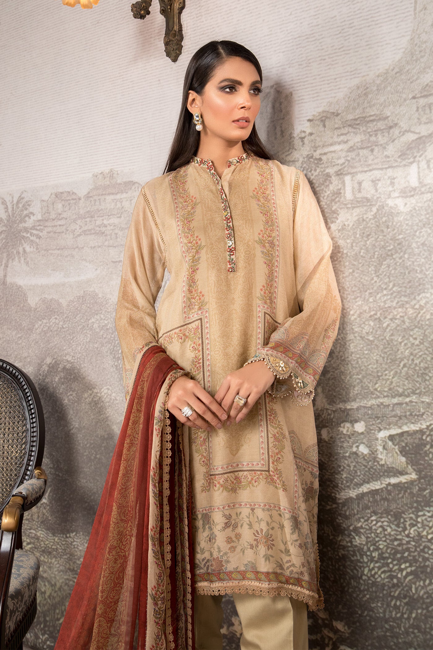 Unstitched Silk Net - Sn-103