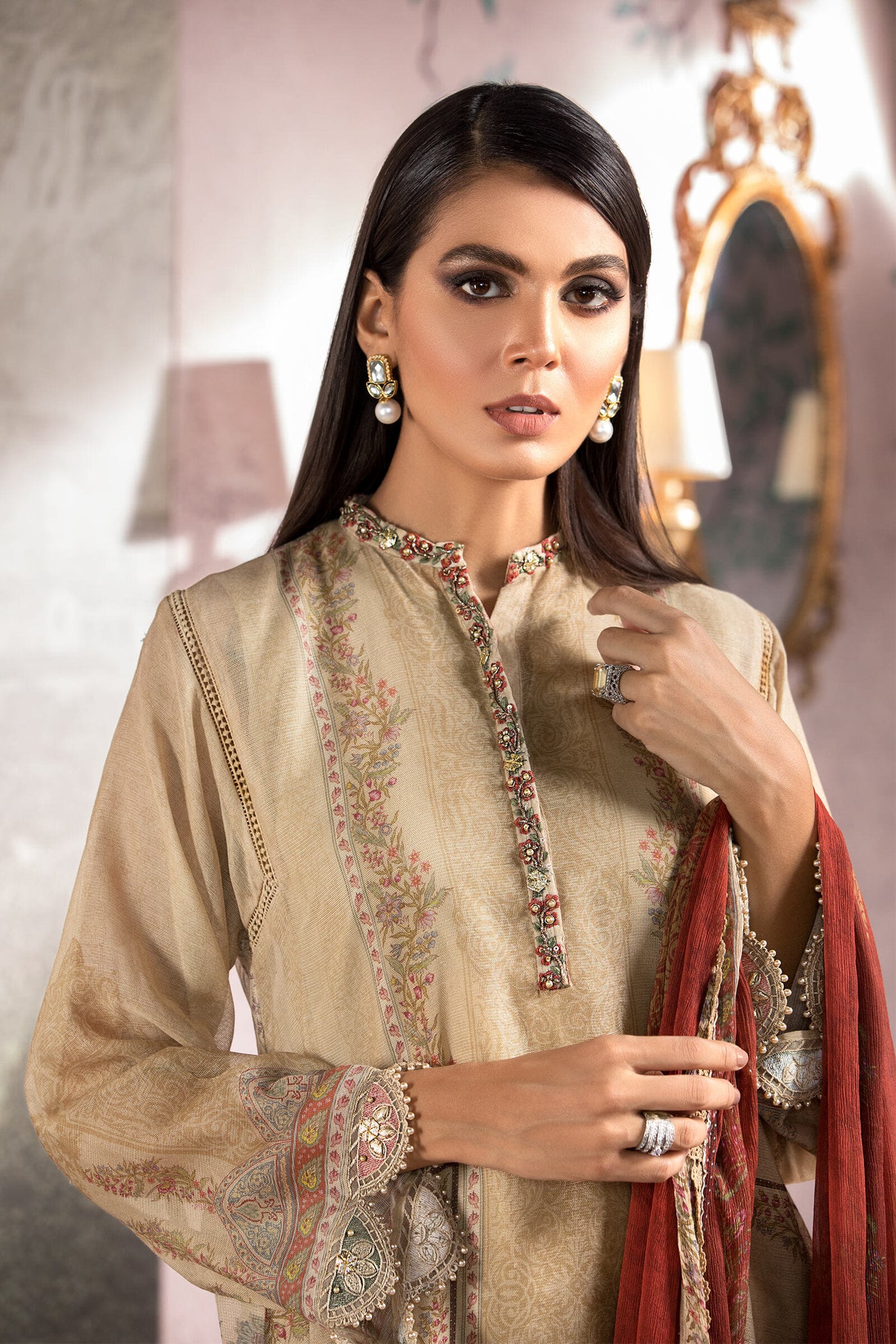 Unstitched Silk Net - Sn-103