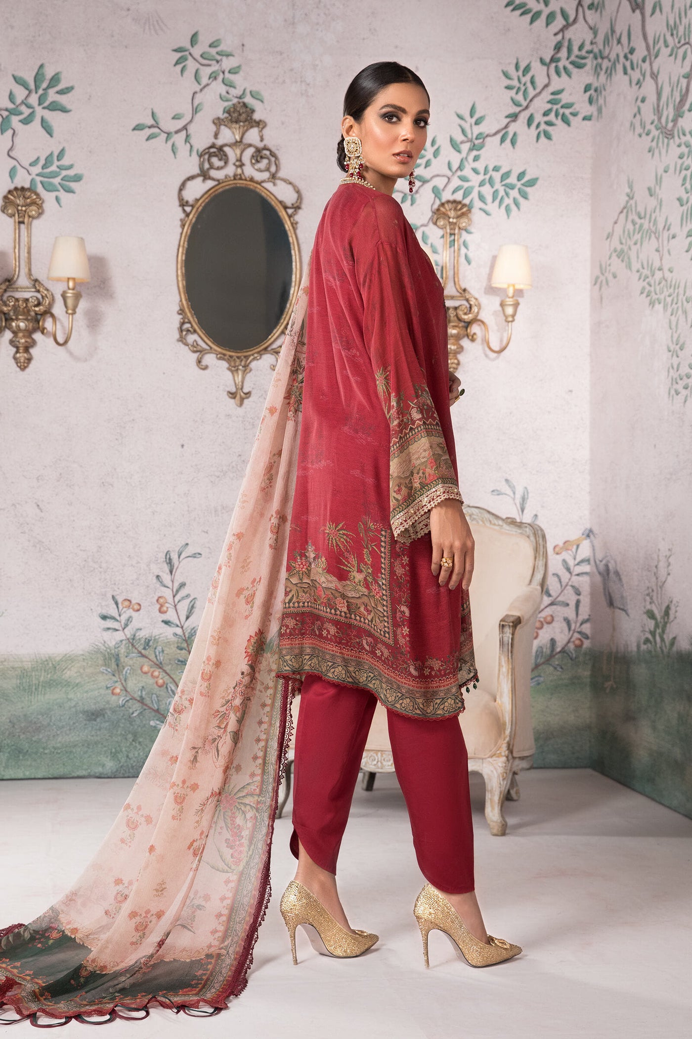 Unstitched Silk Net - Sn-105