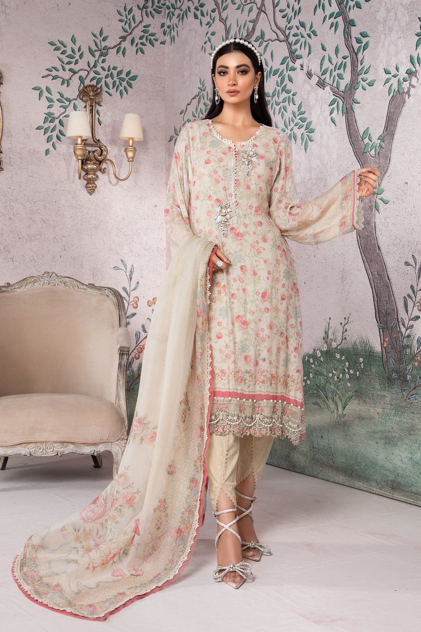 Unstitched Silk Net - Sn-106