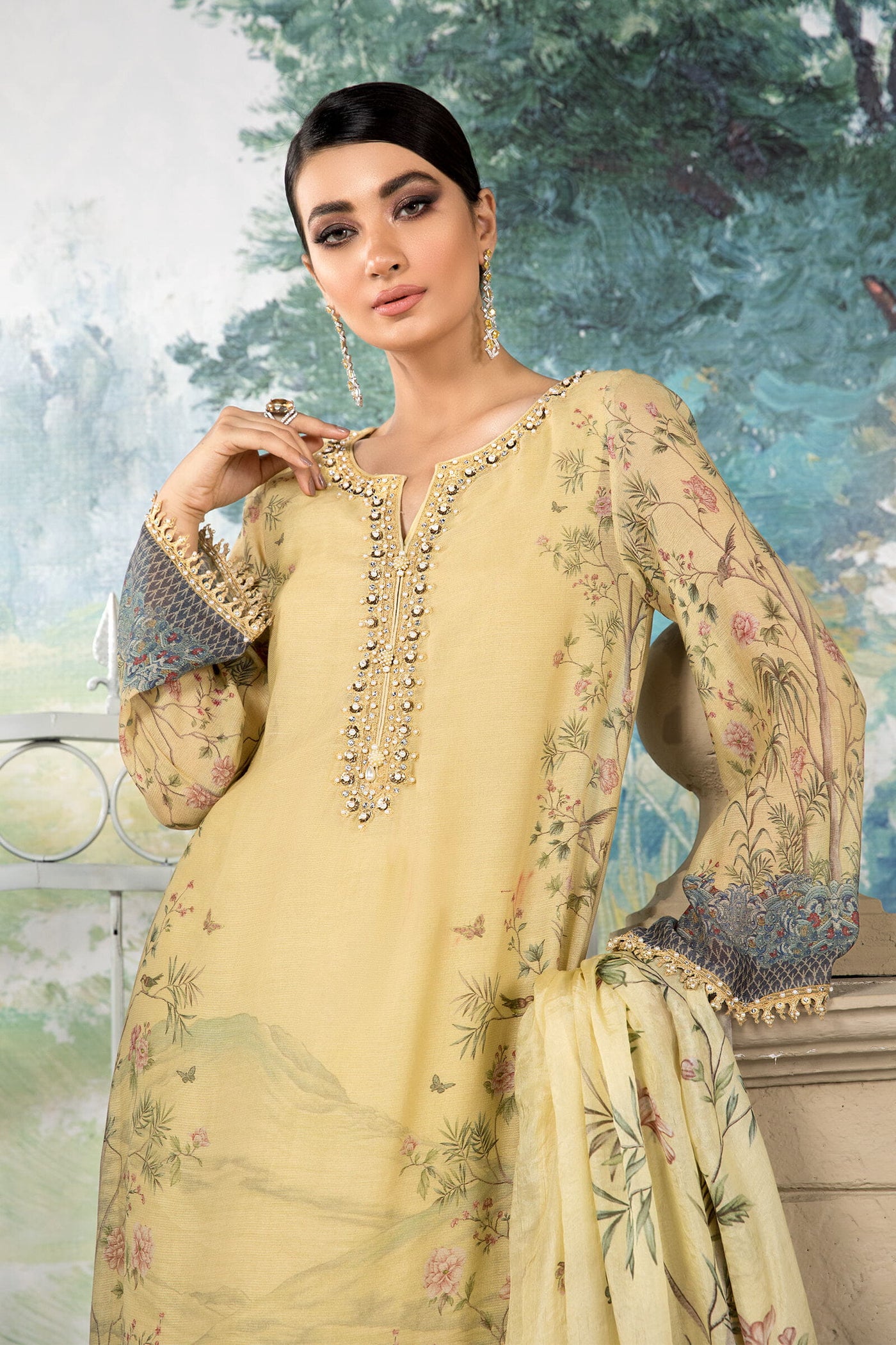 Unstitched Silk Net - Sn-107