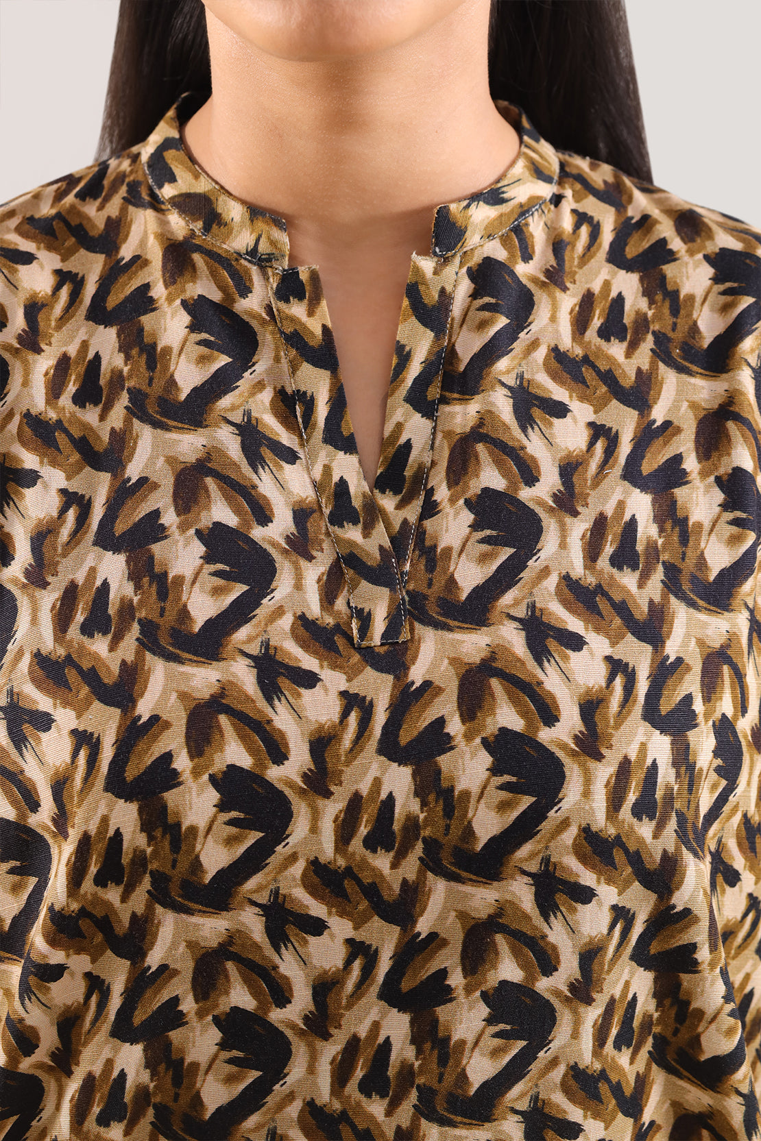 Printed Khaddar Stitched 2 Piece (Shirt/Trouser)126581