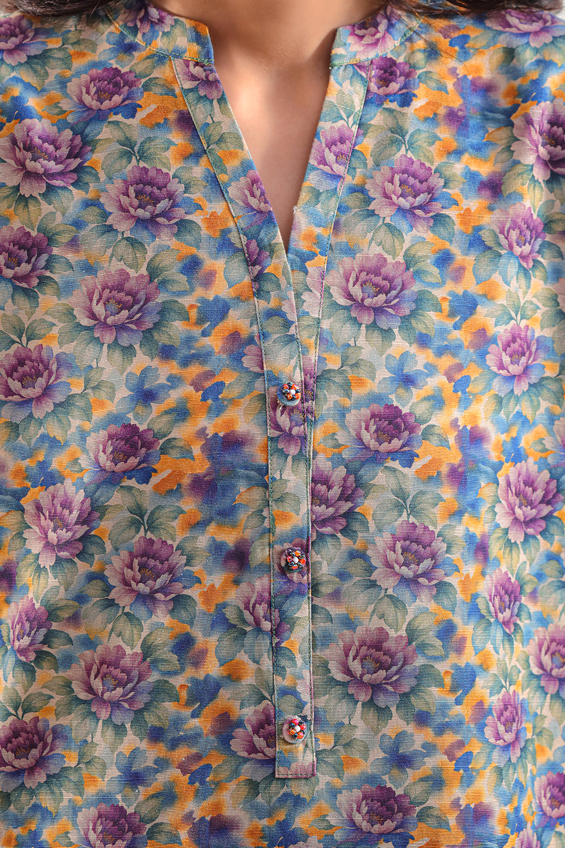 Printed Khaddar Stitched 2 Piece (Shirt/Trouser)126567