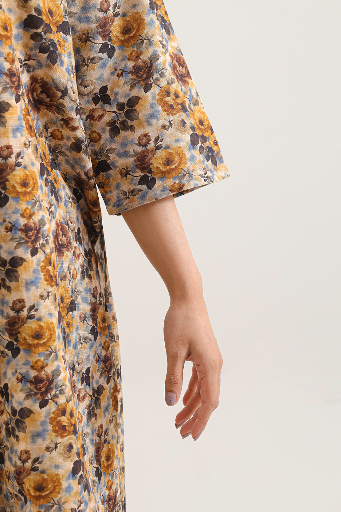 Printed Khaddar Stitched 2 Piece (Shirt/Trouser)126553