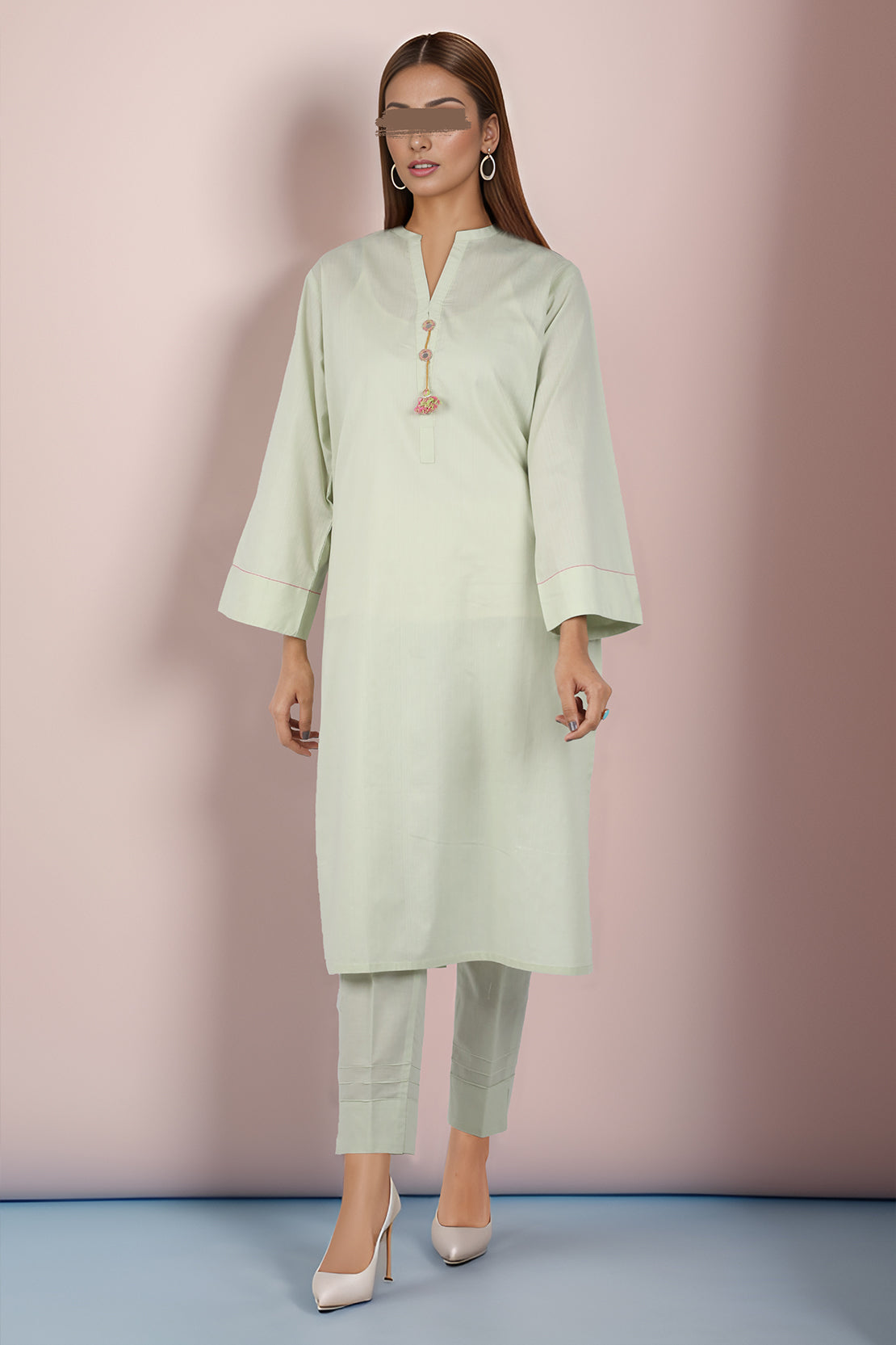 Solid Soft Raw Silk Stitched 2 Piece (Shirt/Trouser)47777