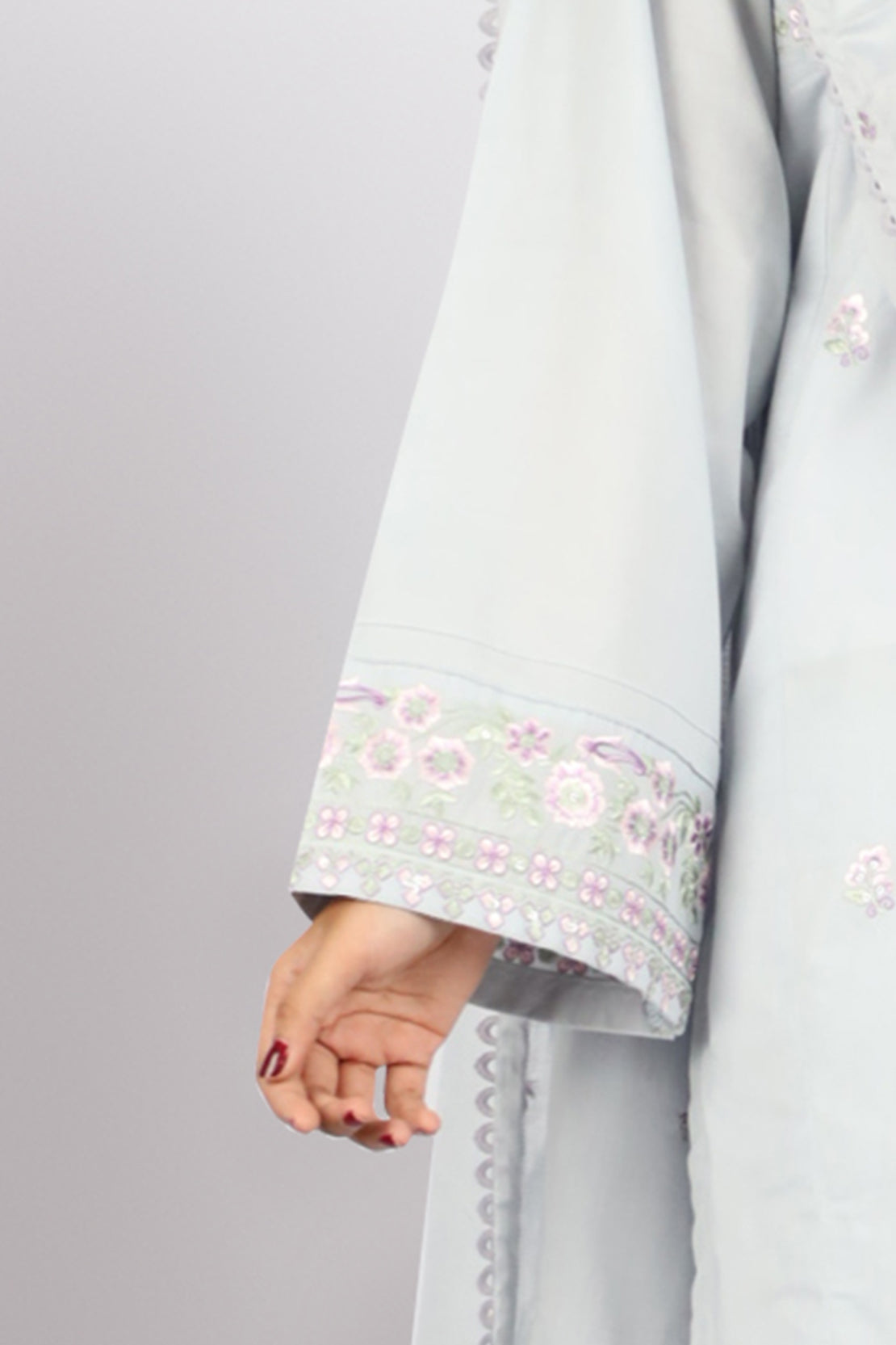 Luxury Pret Embroidered Cotton Stitched 2 Piece Shirt/Trouser63130
