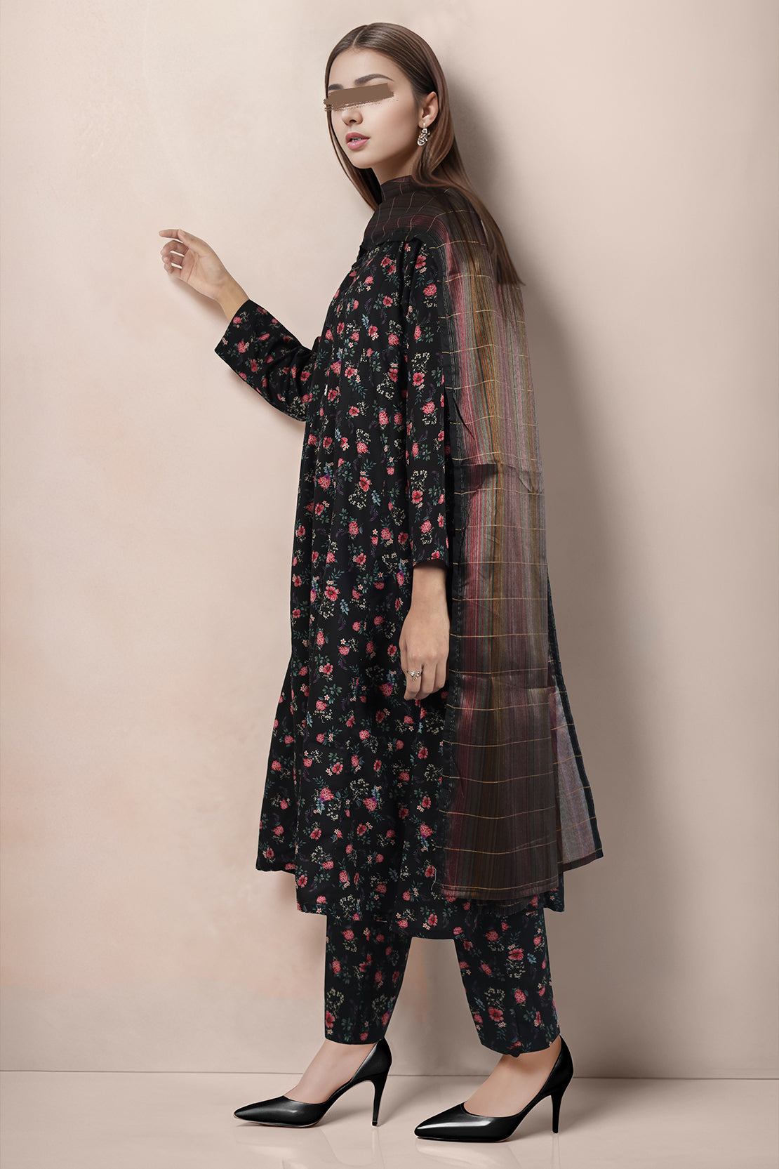 Printed Easy Care Weave Stitched 3 Piece49421