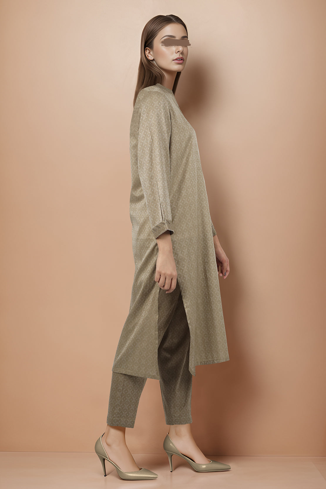 Jacquard Cotton Stitched Shirt50960