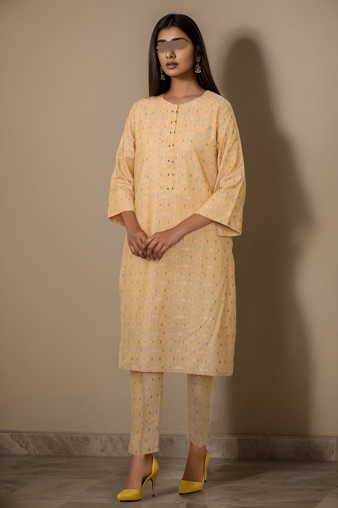 Jacquard Cotton Stitched Shirt46322