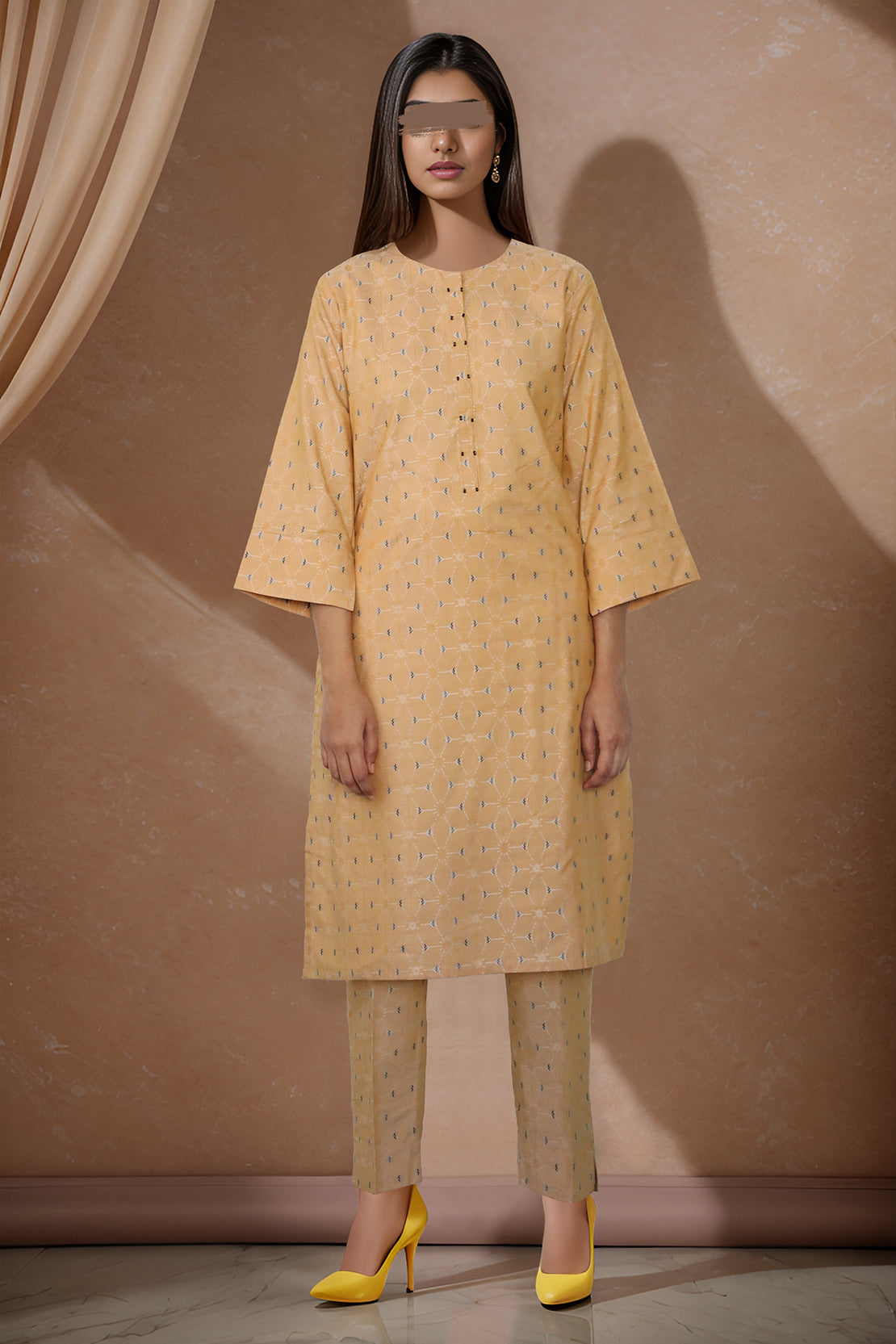 Jacquard Cotton Stitched Shirt46322