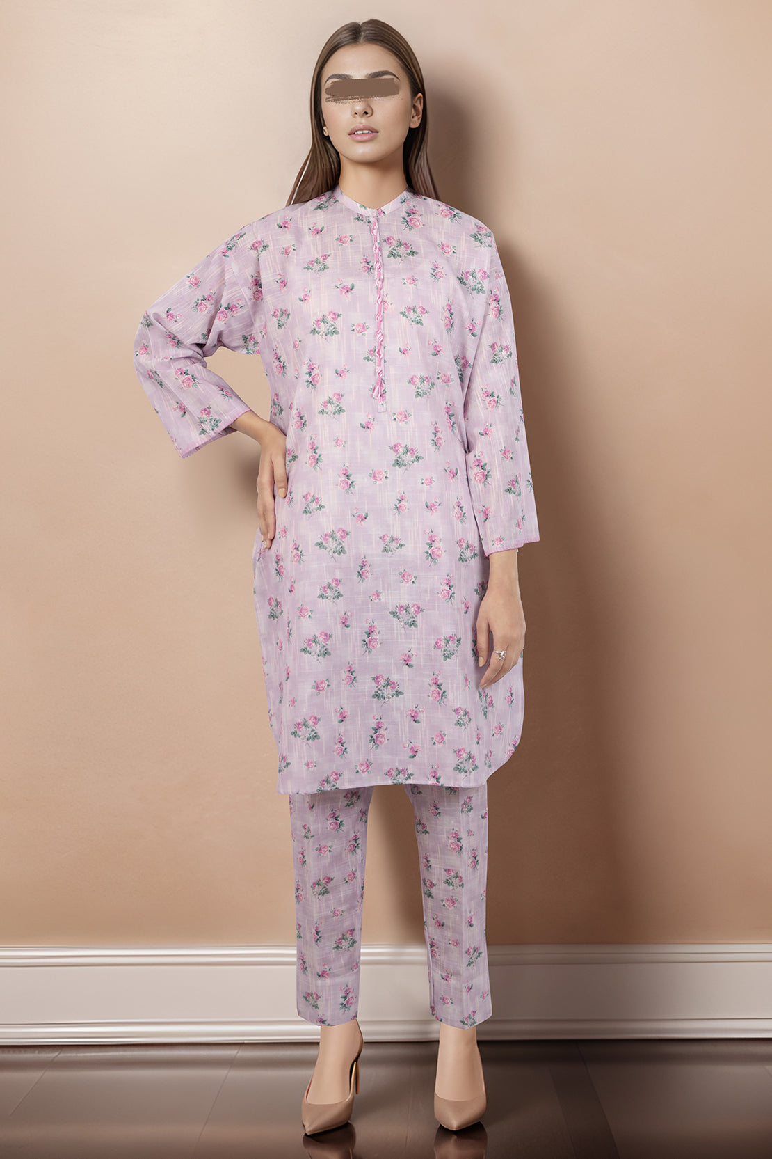 Printed Khaddar Stitched Shirt50920