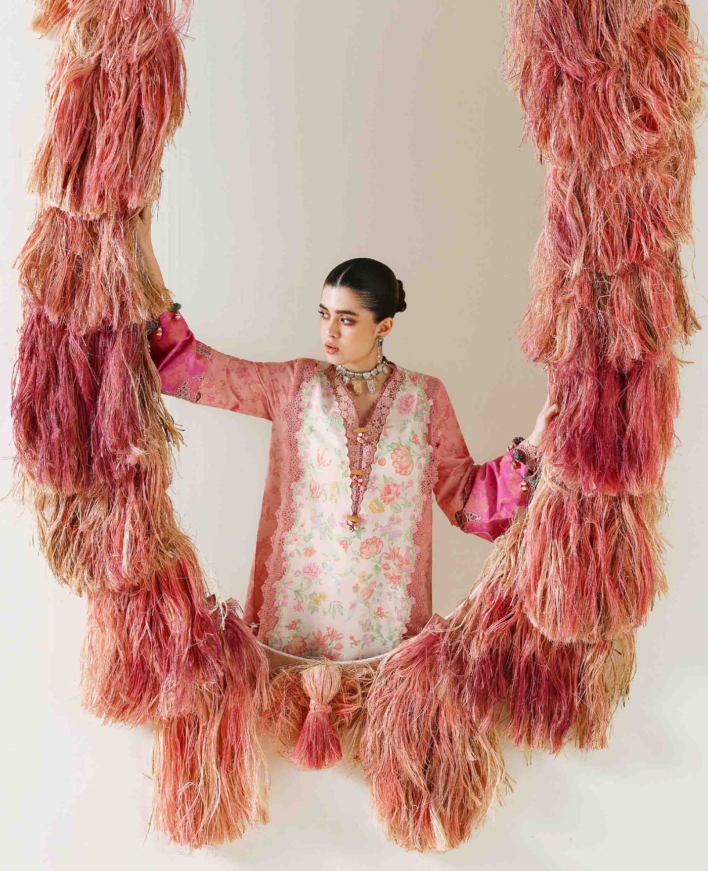 Embellished Dupatta (As Shown)