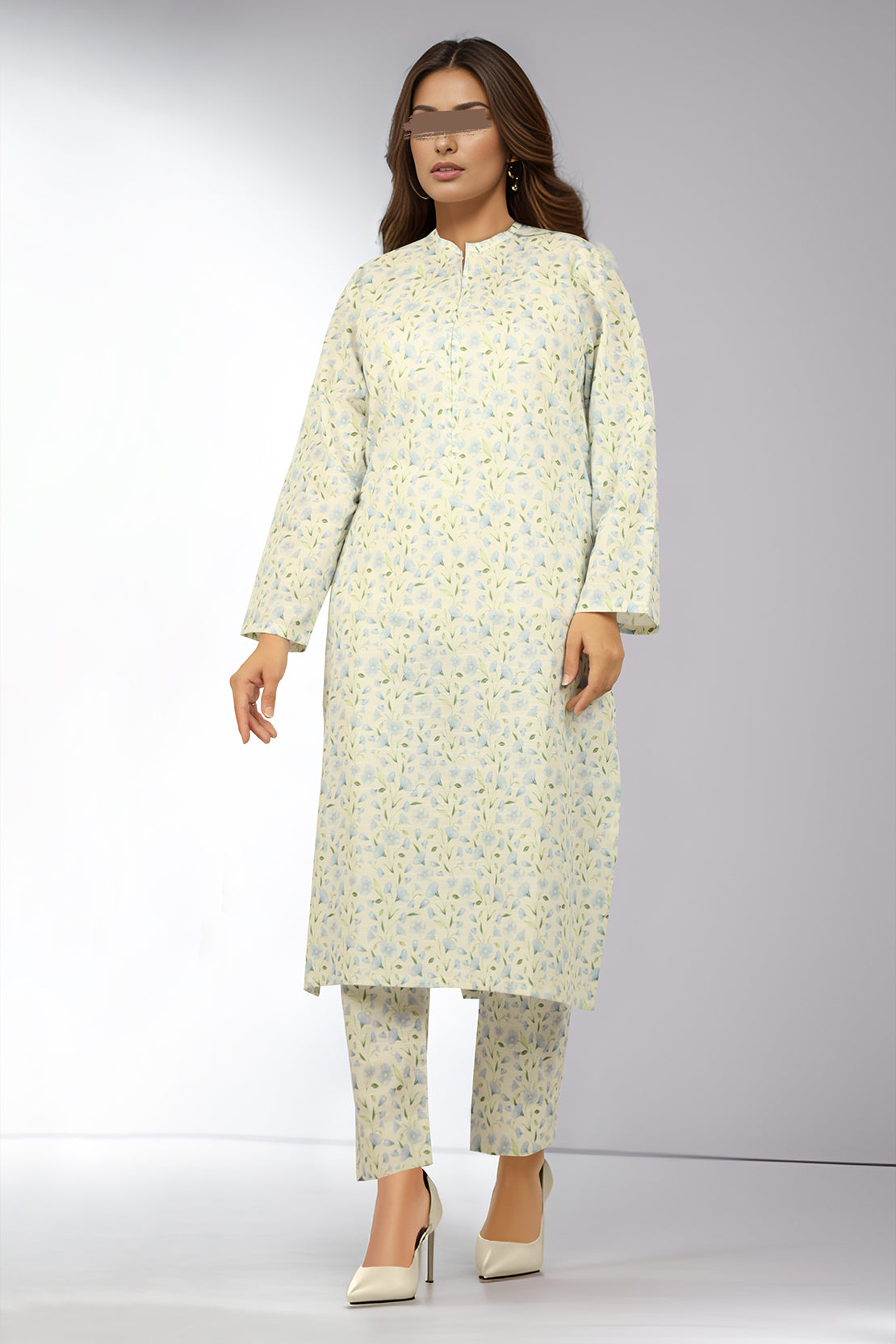 Printed Cross Hatch Stitched 2 Piece (Shirt/Trouser)47873