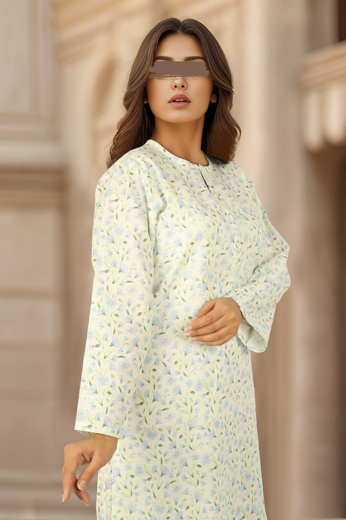 Printed Cross Hatch Stitched 2 Piece (Shirt/Trouser)47873