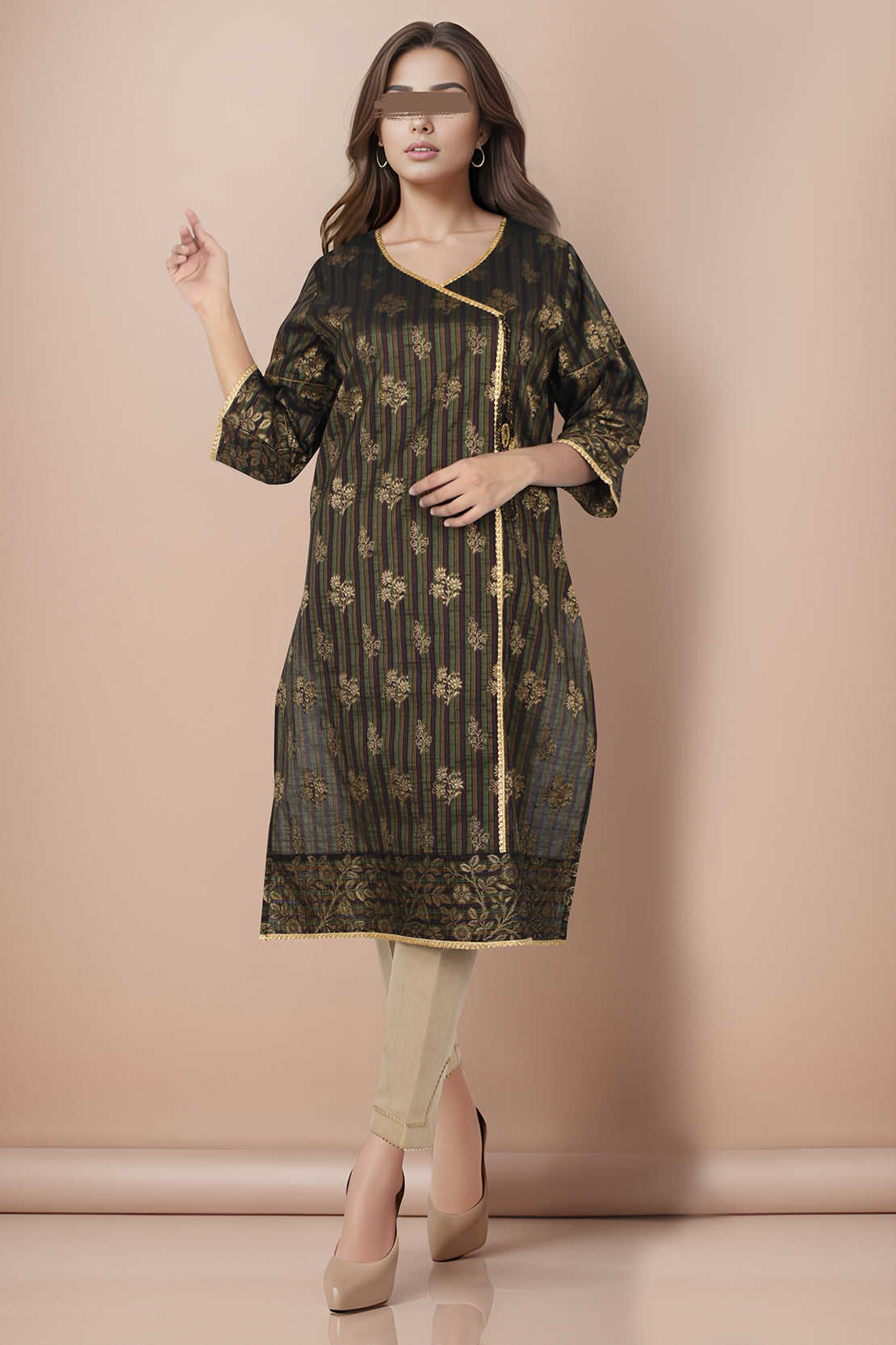 Jacquard Cotton Stitched Shirt49715