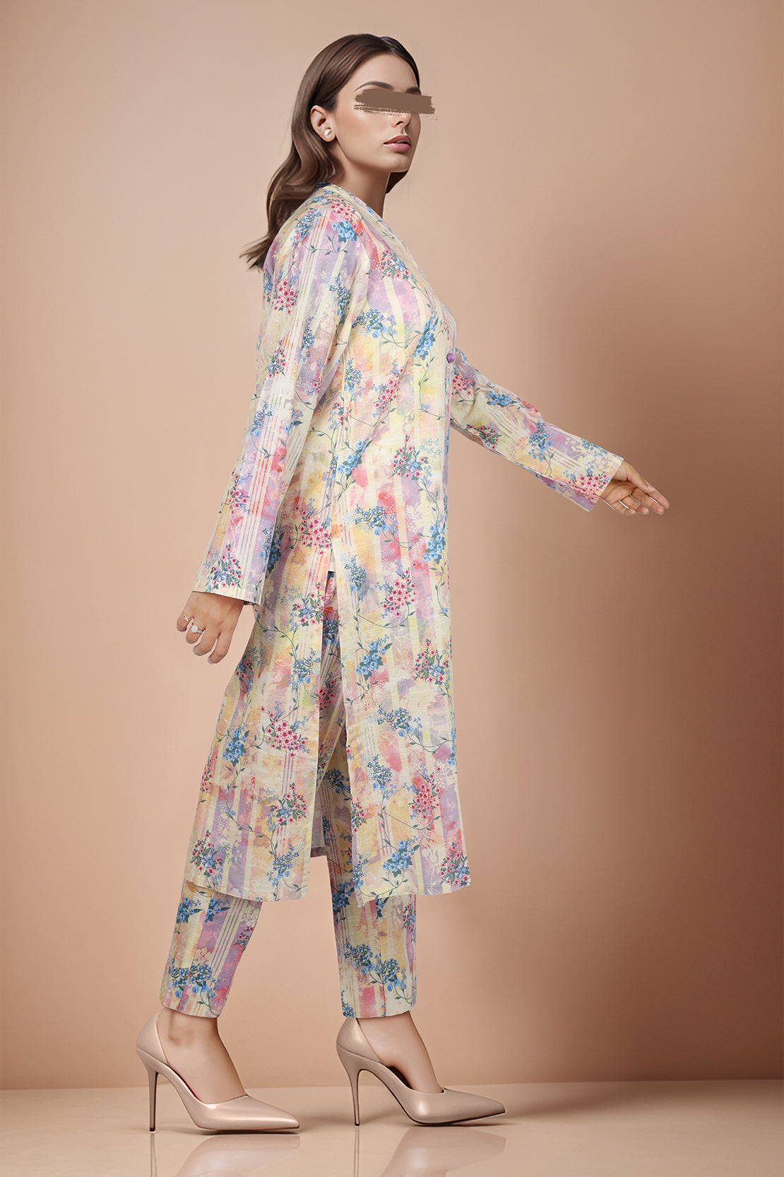 Printed Khaddar Stitched 2 Piece (Shirt/Trouser)48118