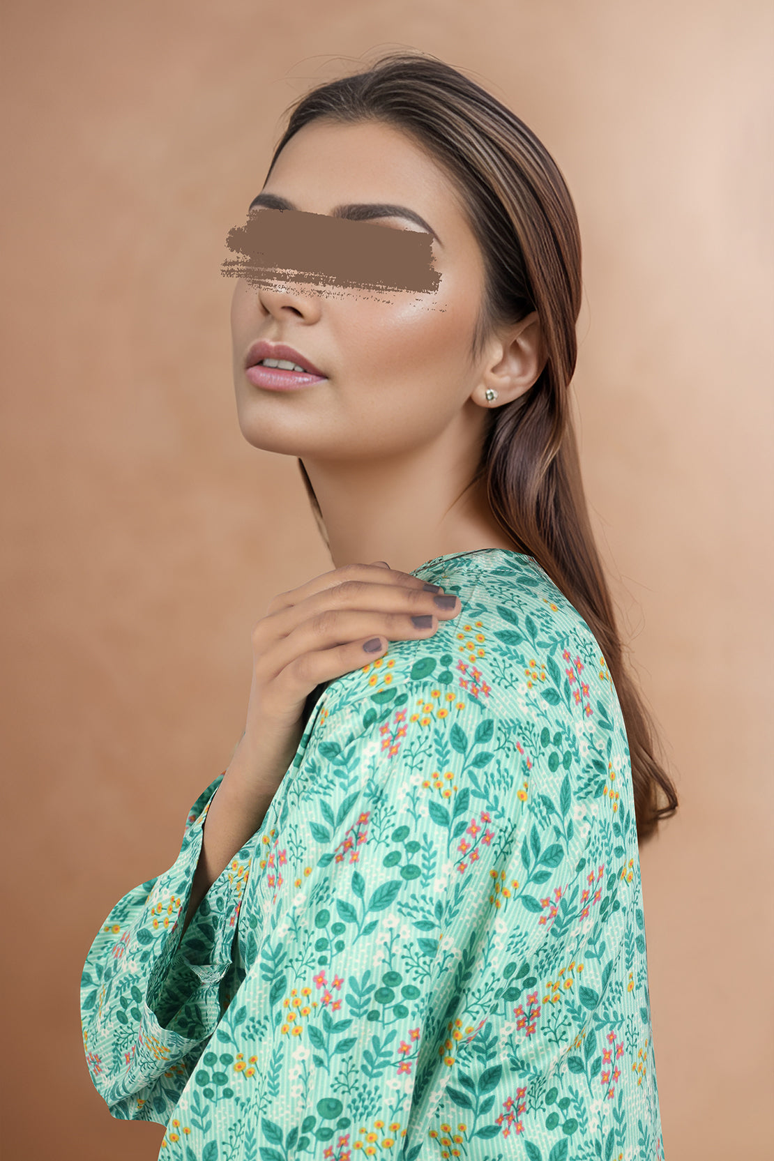 Printed Smooth Flow Stitched 2 Piece (Shirt/Trouser)50019