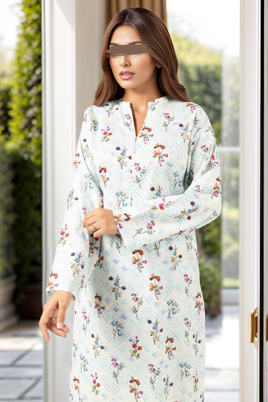 Printed Khaddar Stitched 2 Piece (Shirt/Trouser)48277