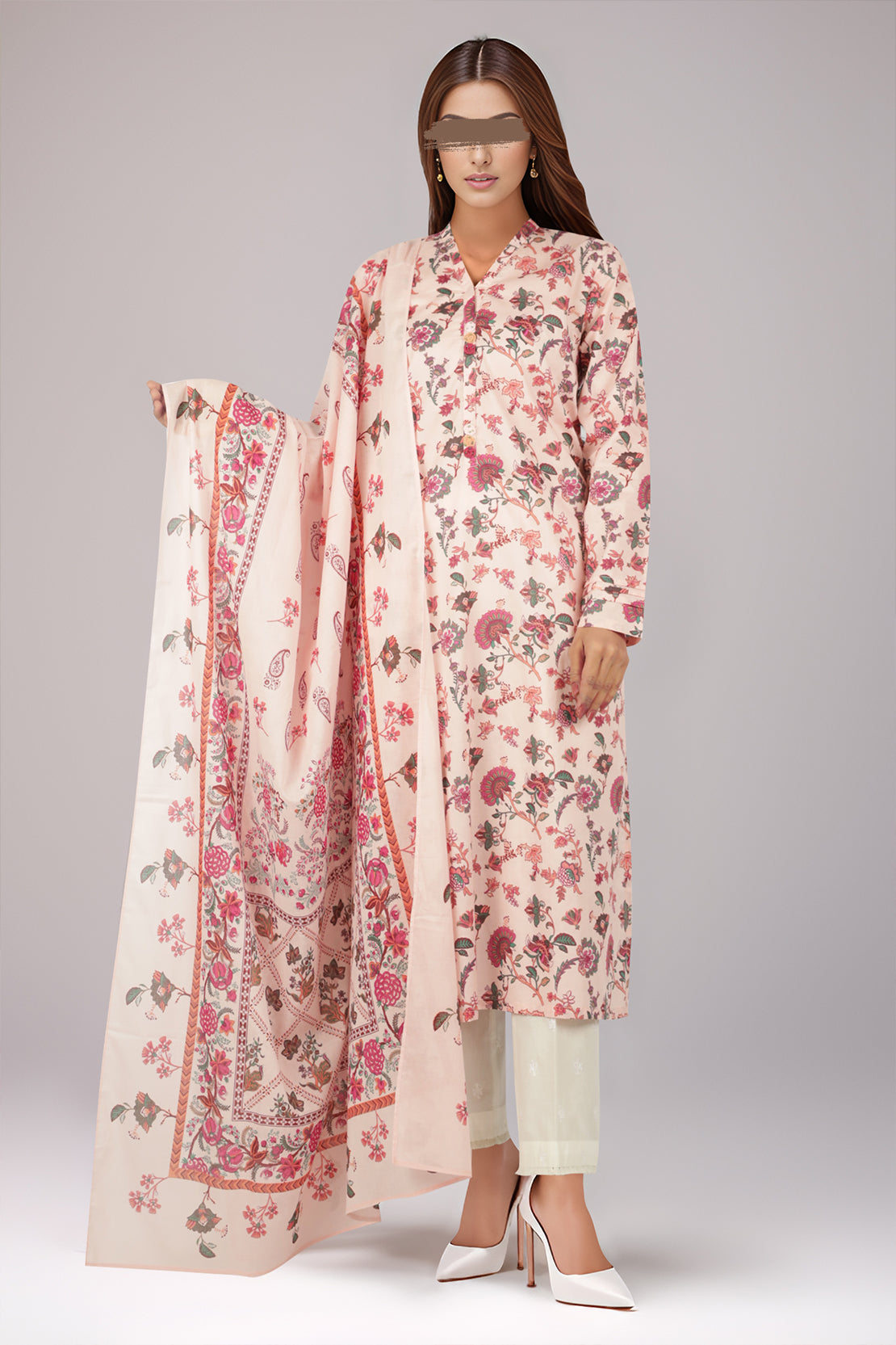 Printed Lawn Stitched 2 Piece (Shirt/Dupatta)59737