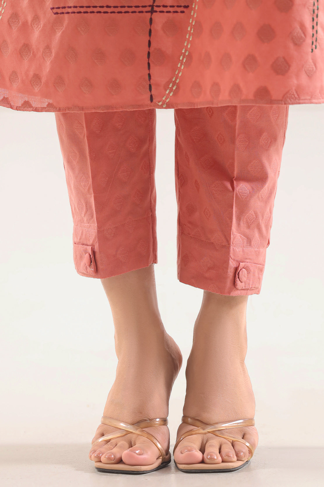 Embroidered Cotton Jacquard Stitched 2 Piece (Shirt/Trouser)120951