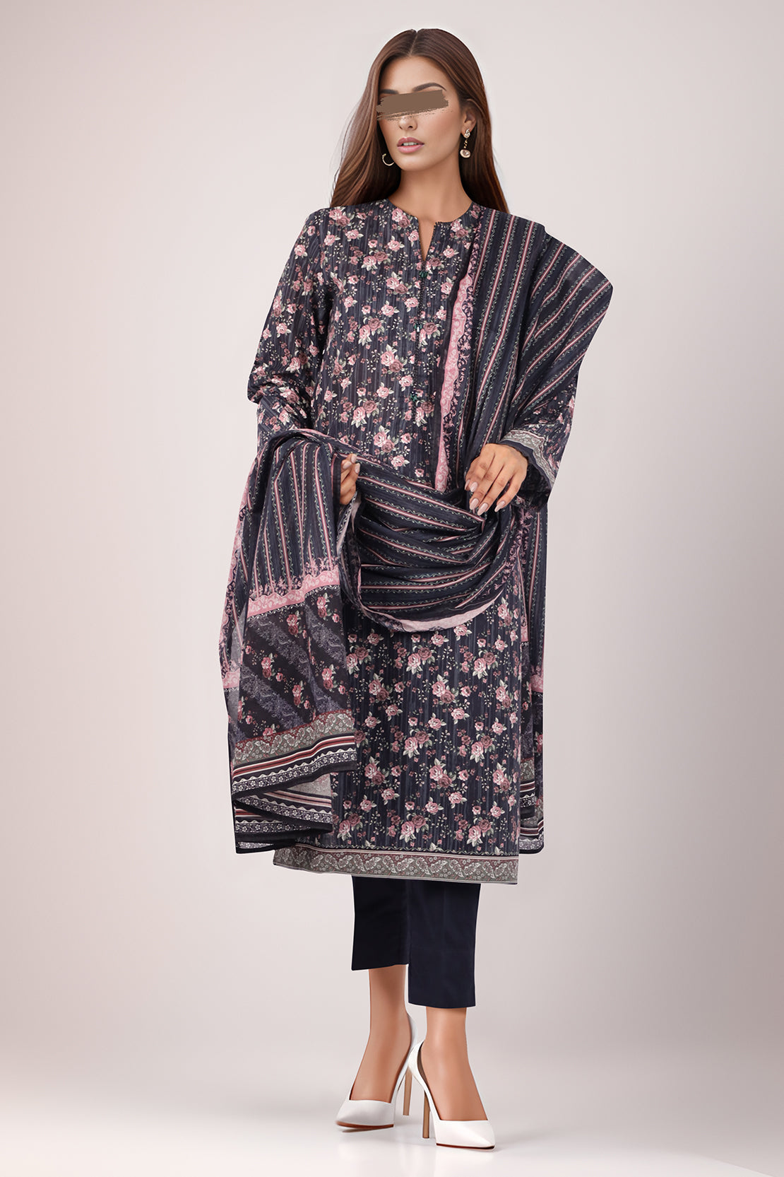 Printed Lawn Stitched Shirt64061