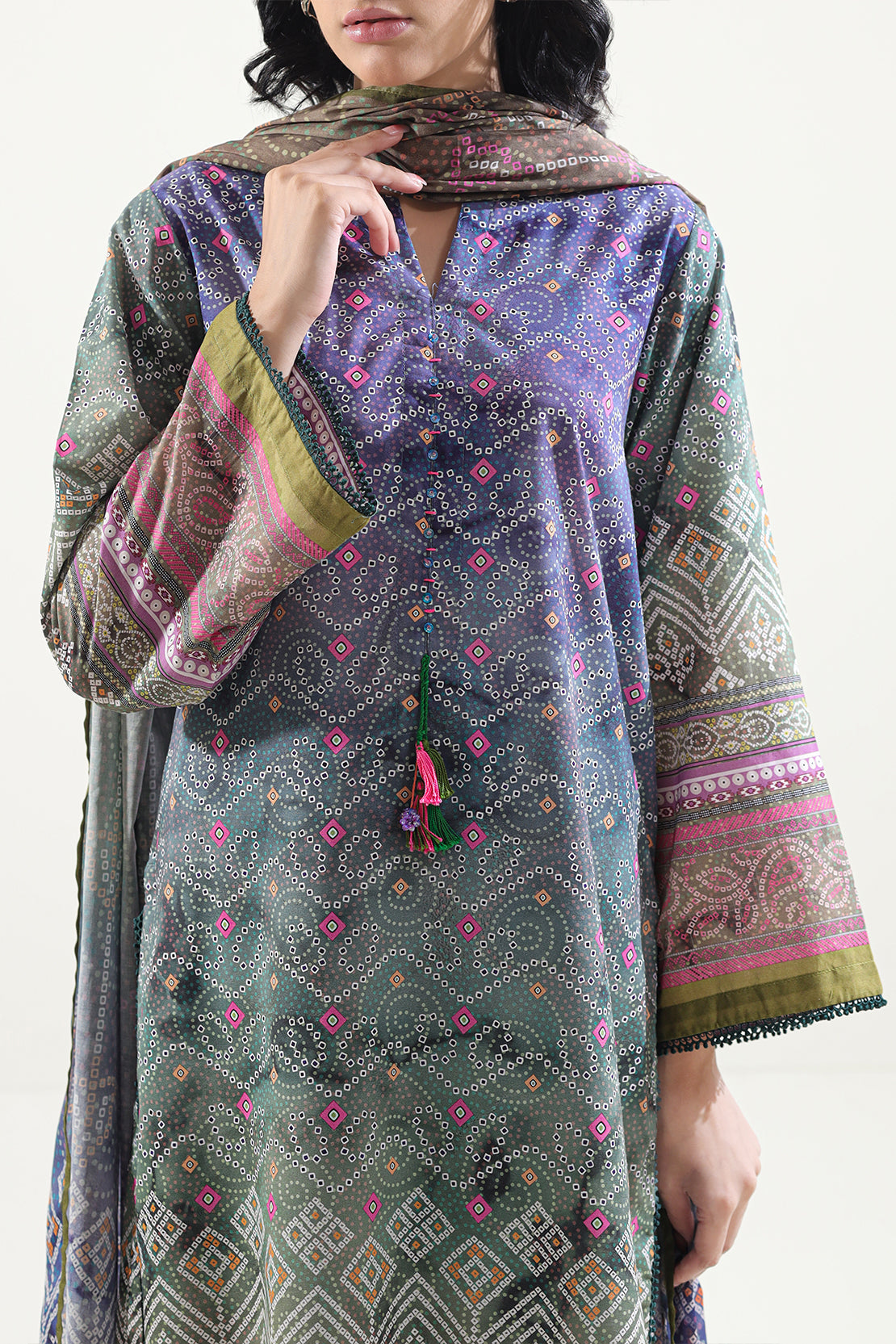 Printed Lawn Stitched 3 Piece58080