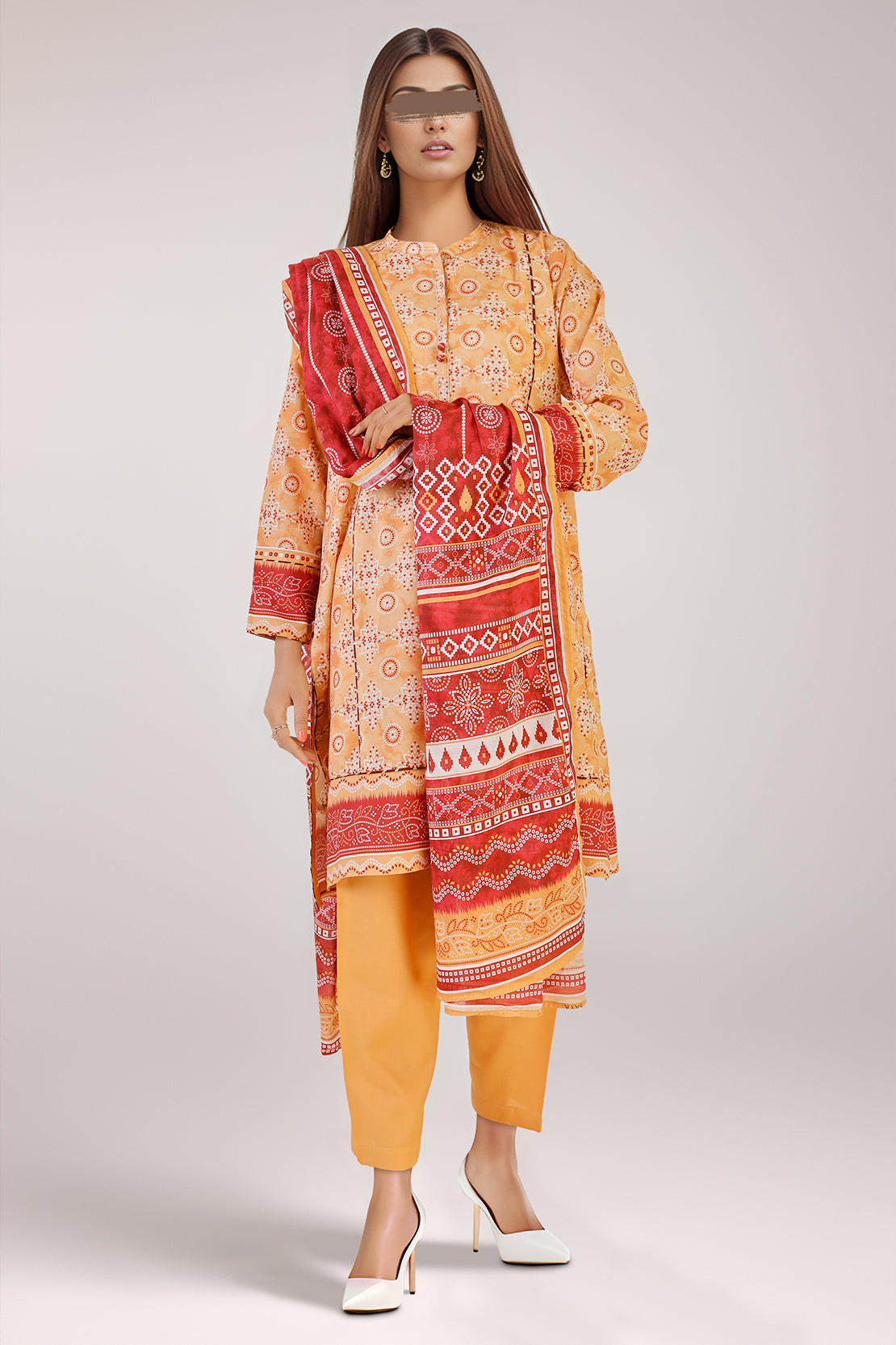 Printed Lawn Stitched Shirt63058