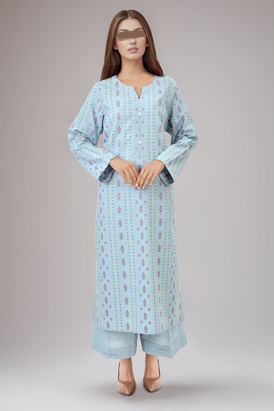Jacquard Cotton Stitched Shirt60075