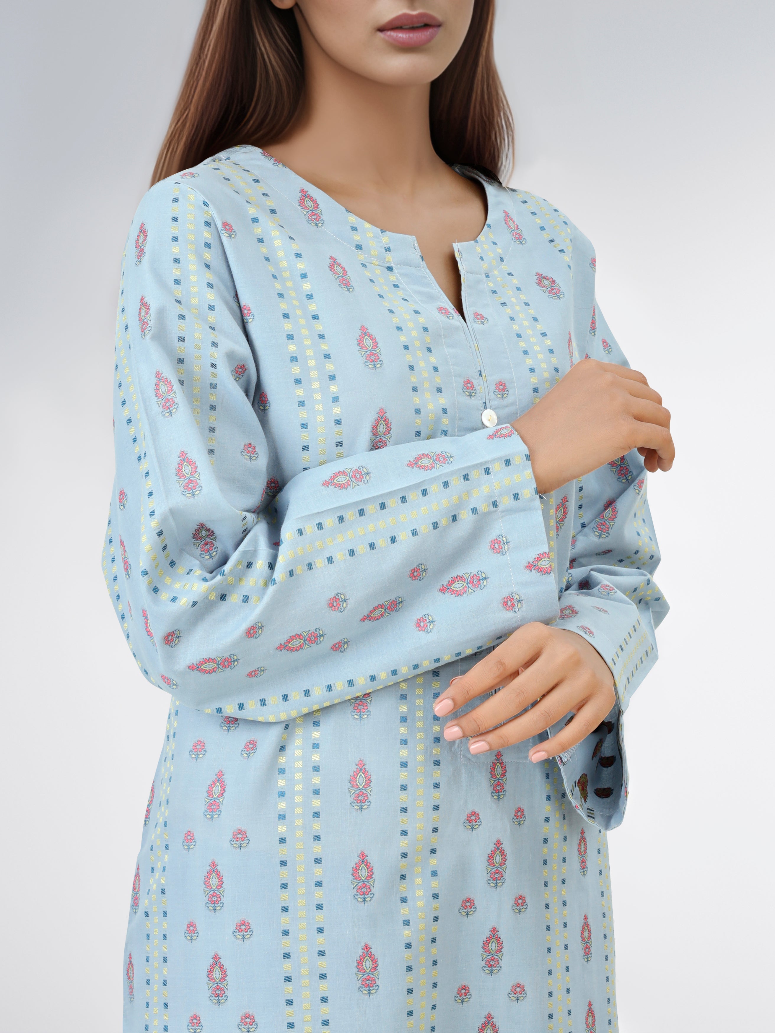 Jacquard Cotton Stitched Shirt60075