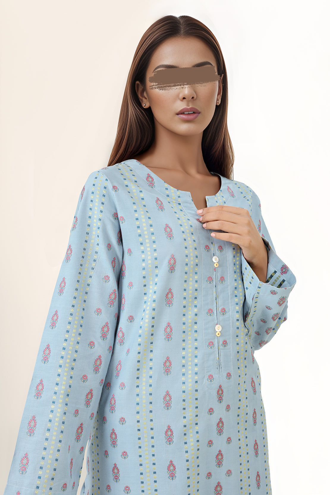 Jacquard Cotton Stitched Shirt60075