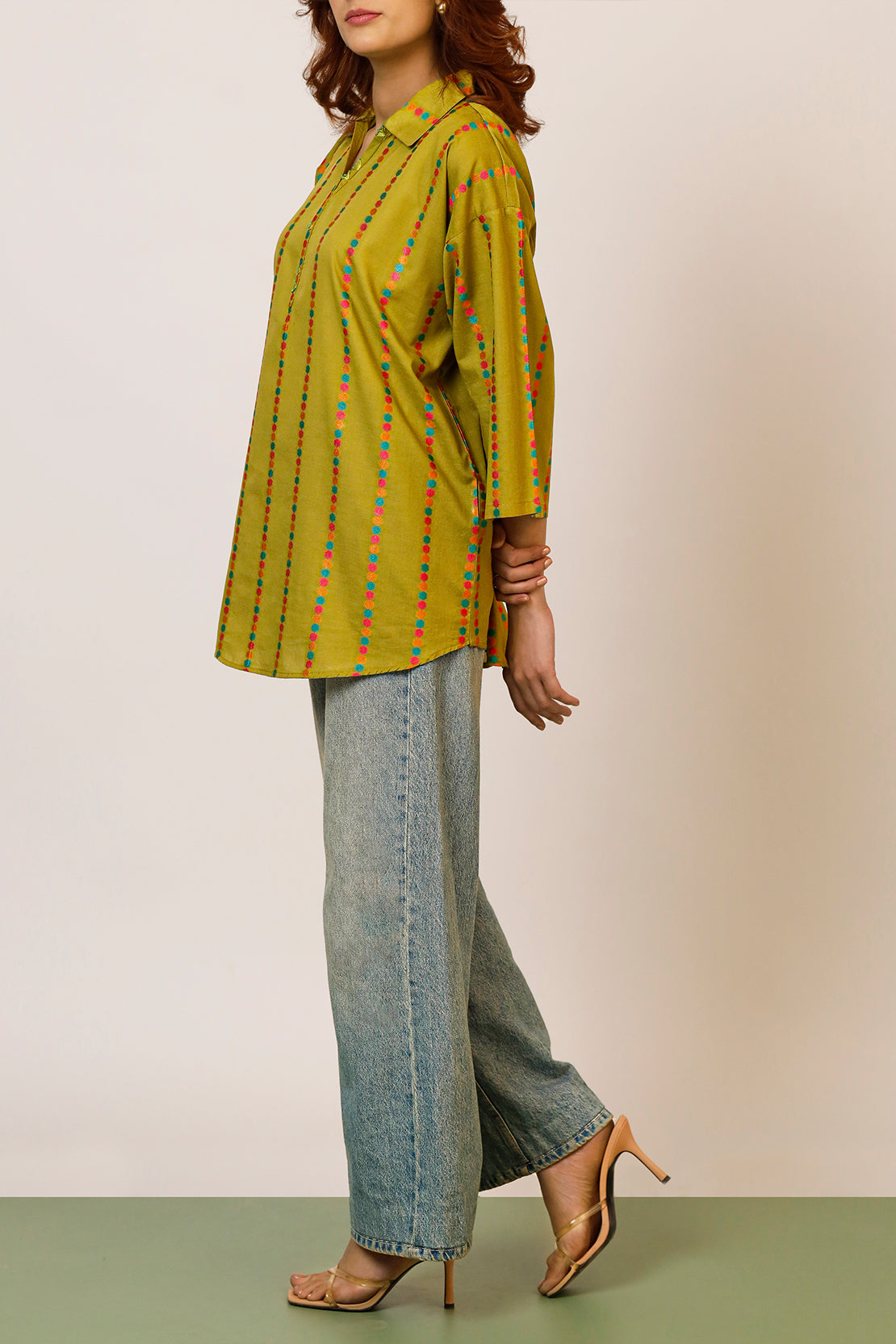 Cotton Jacquard Stitched 2 Piece (Shirt/Trouser)59360